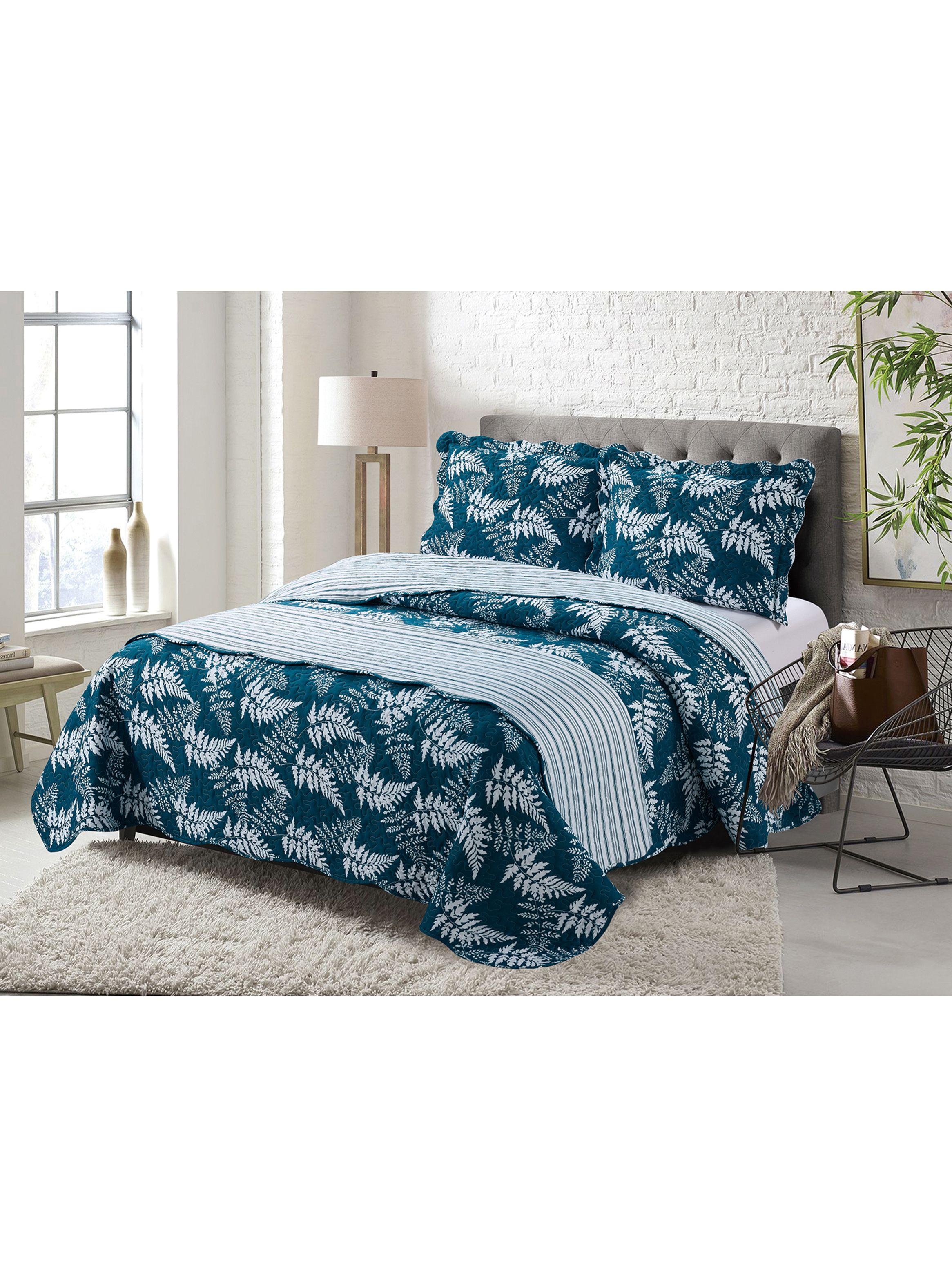 Quilt + Piecera Súper King Mallorca Helechos-2