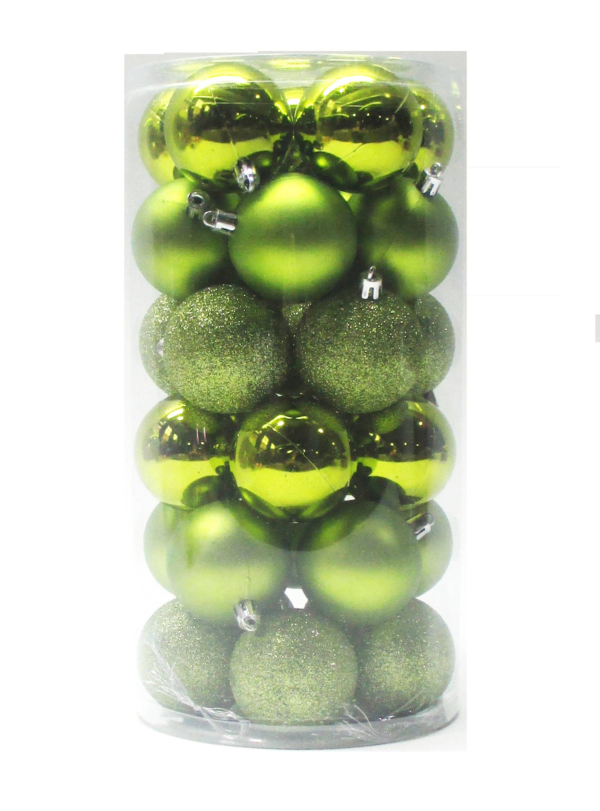 Set 30 Esferas Blancas 8 cm-0