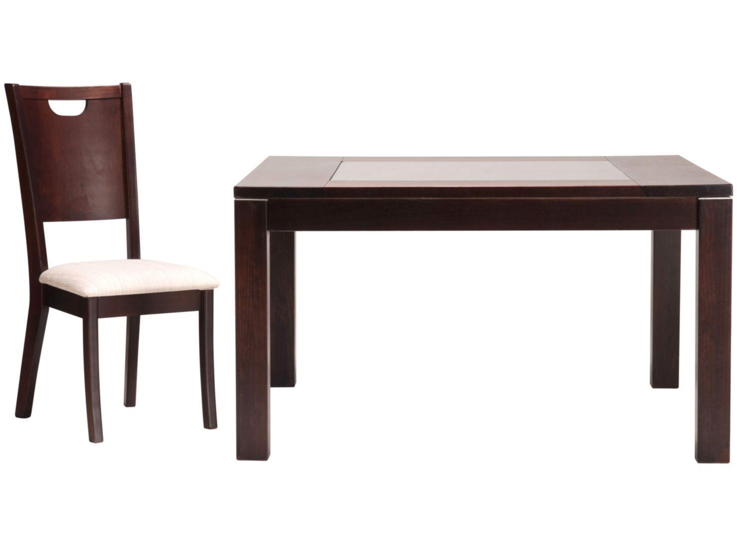 Juego de Comedor Boston + 8 Sillas Café Oscuro Magasa-1