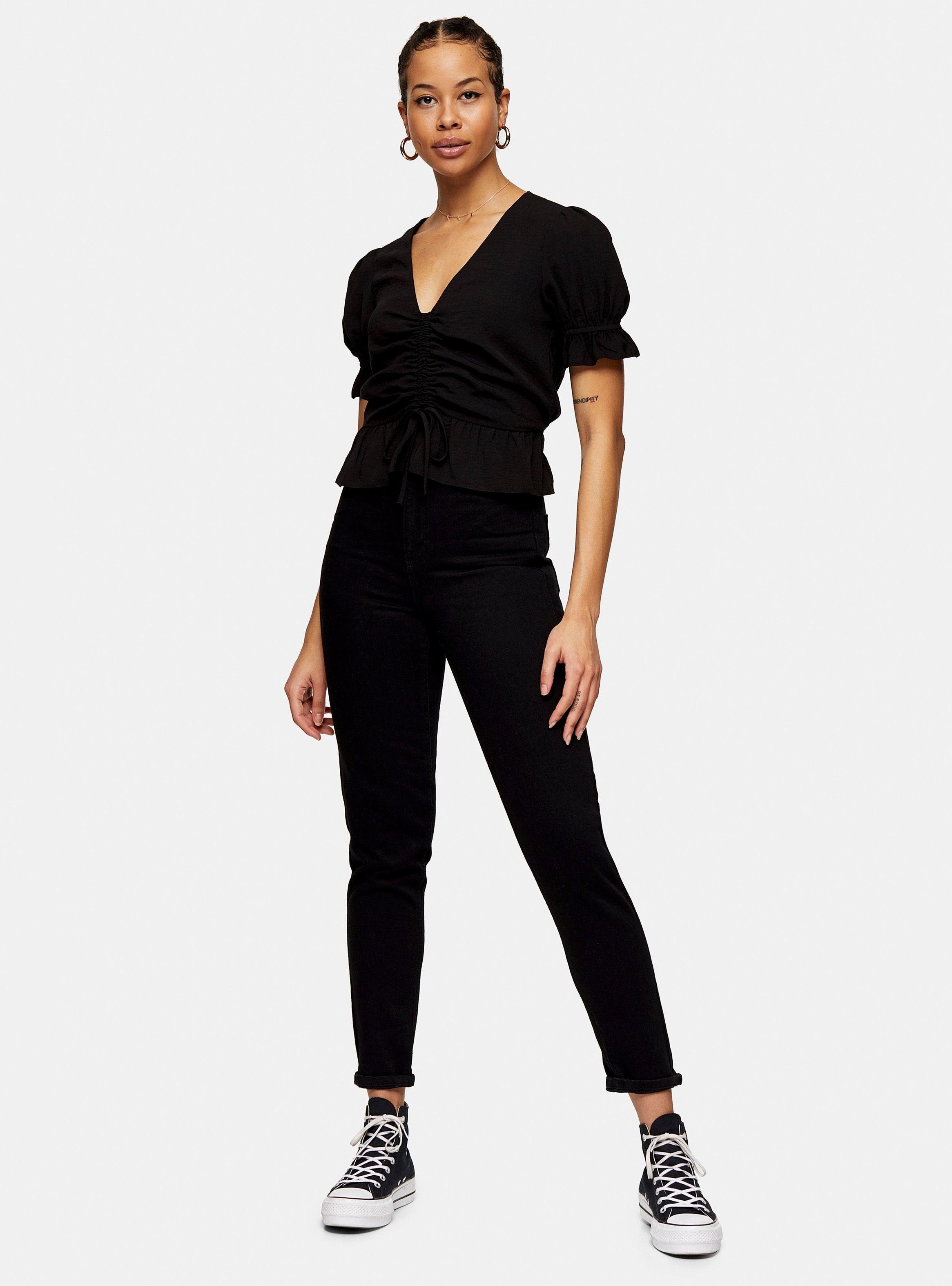Jeans Mom Black Largo 30-2