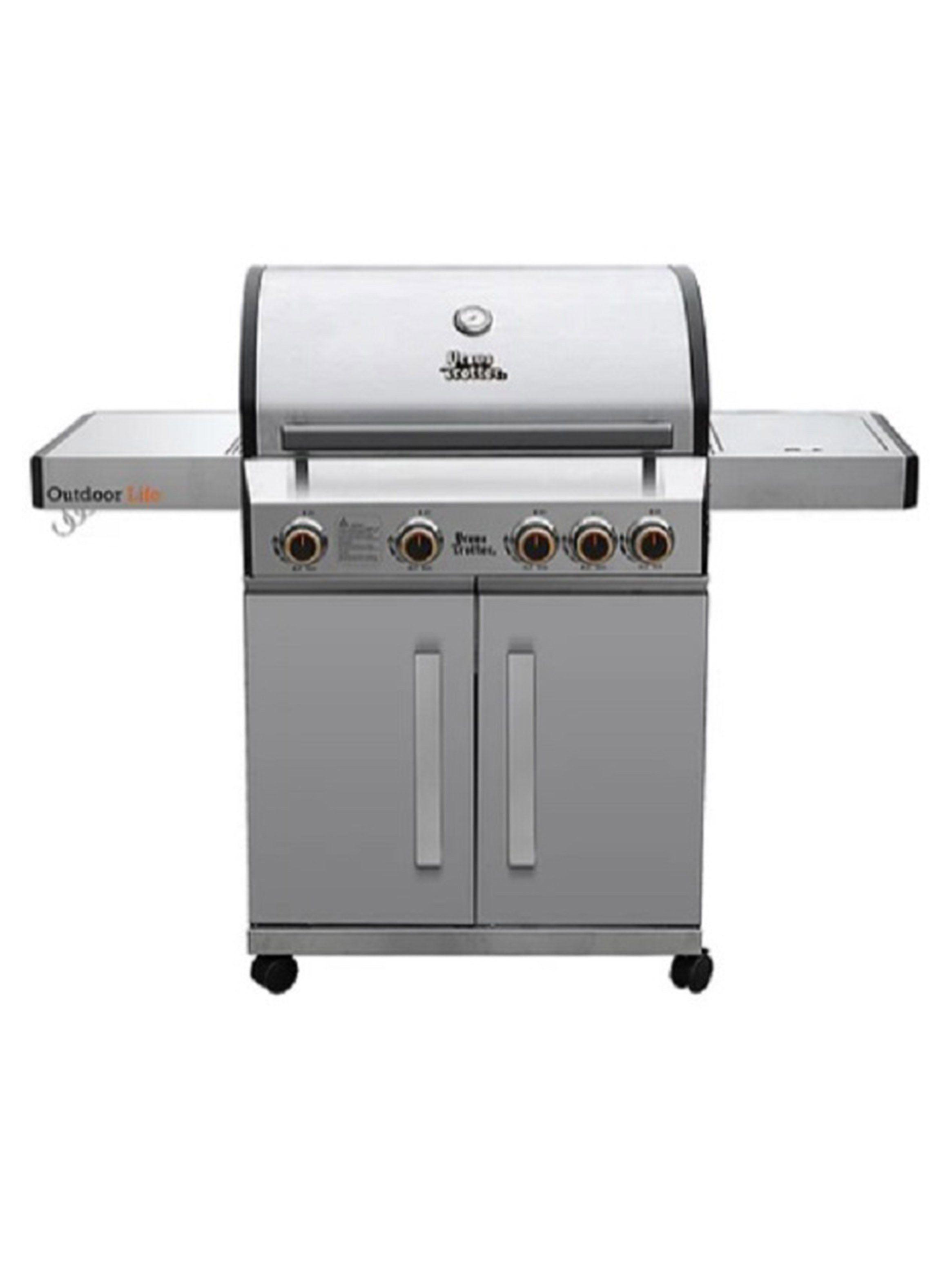 Parrilla a Gas BBQ 4 Quemadores Led-0