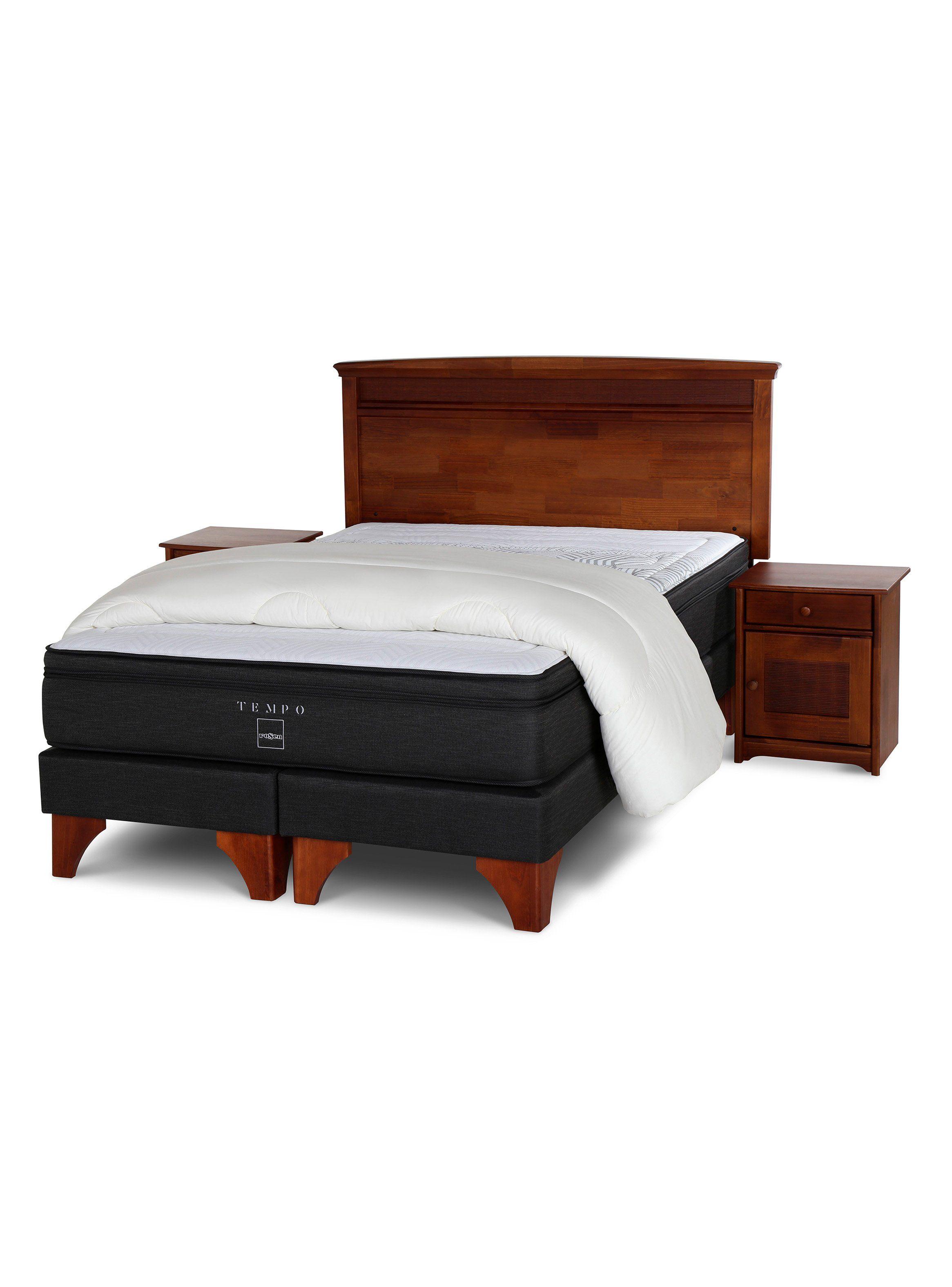 Set Cama Europea Tempo 2 Plazas Base Dividida Veneto + Plumón-0