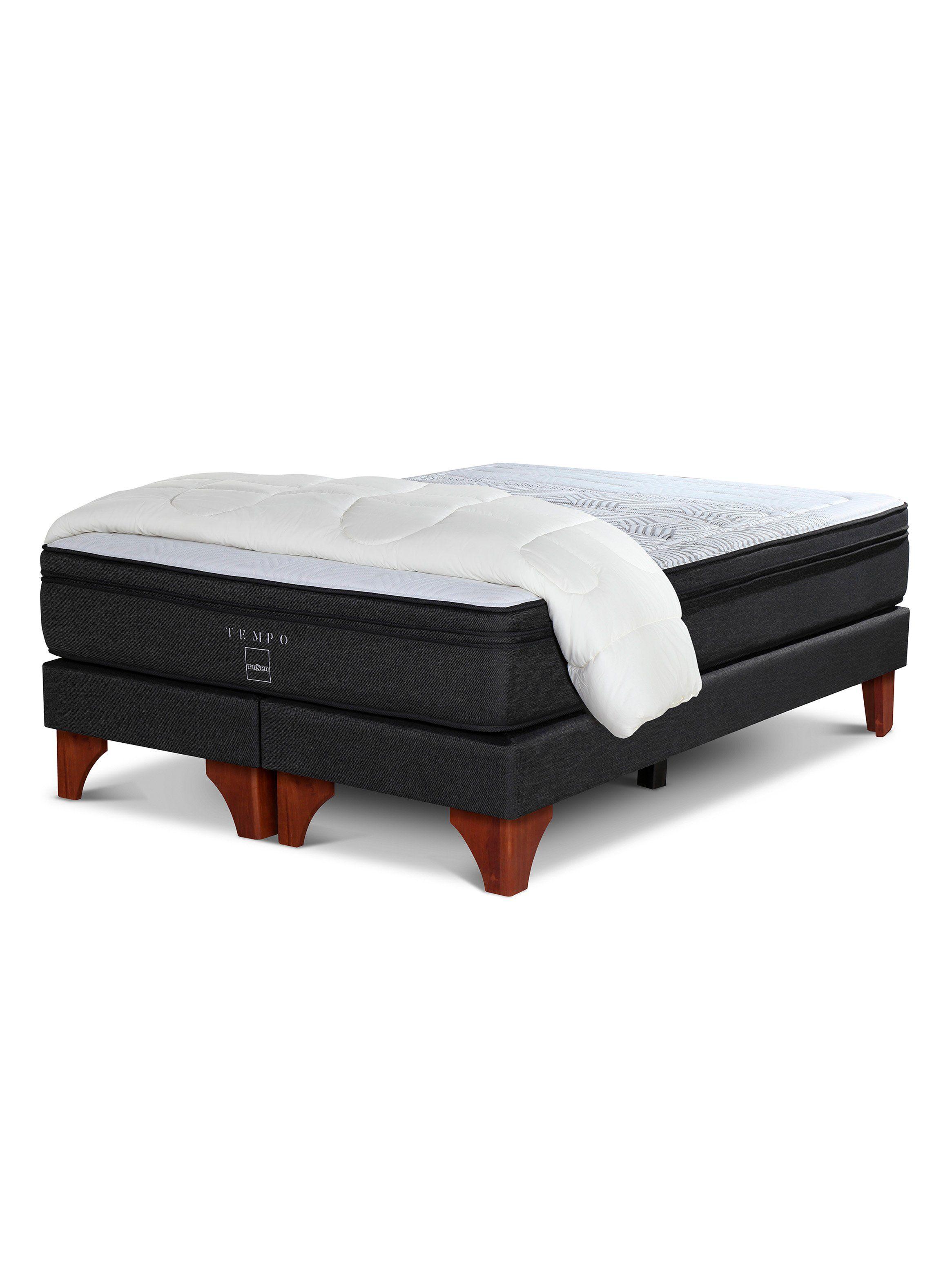 Cama Europea Tempo King Base Dividida + Plumón-0