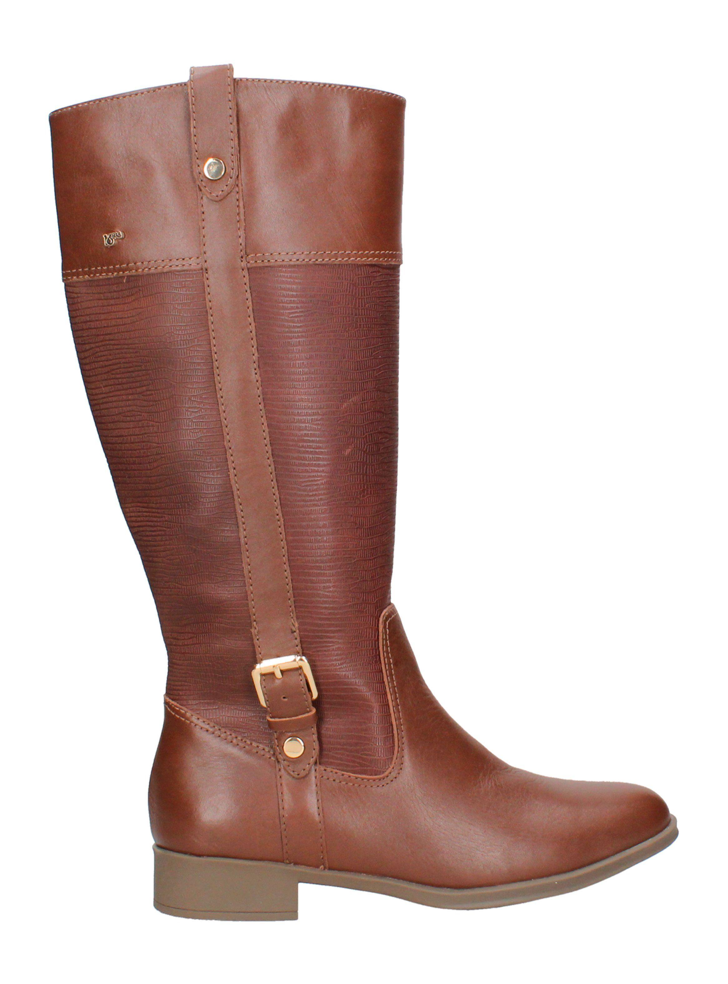 Bota Cuero H060 Biker Mujer-0