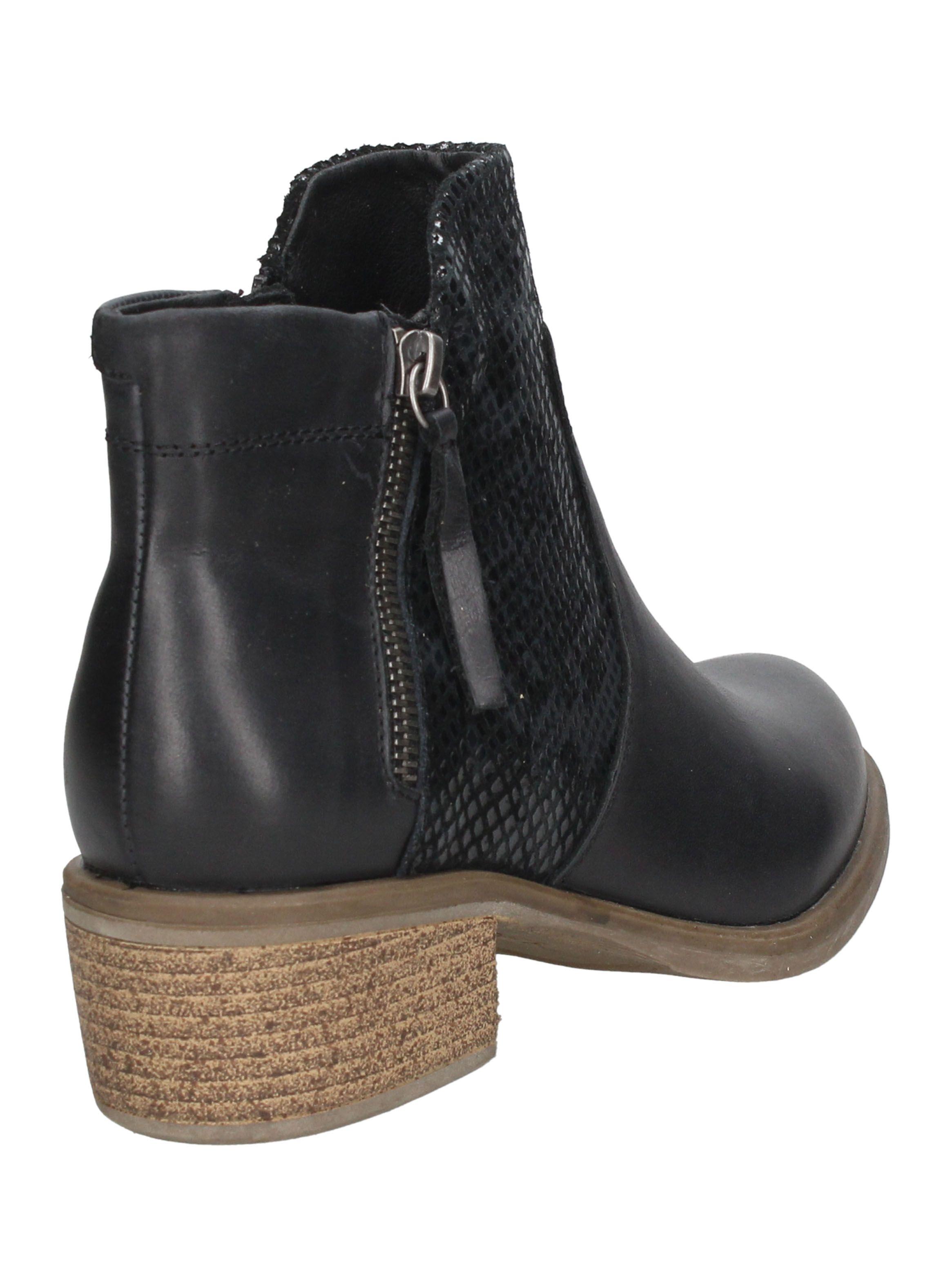 Botín Cf018 Cuero Mujer-4