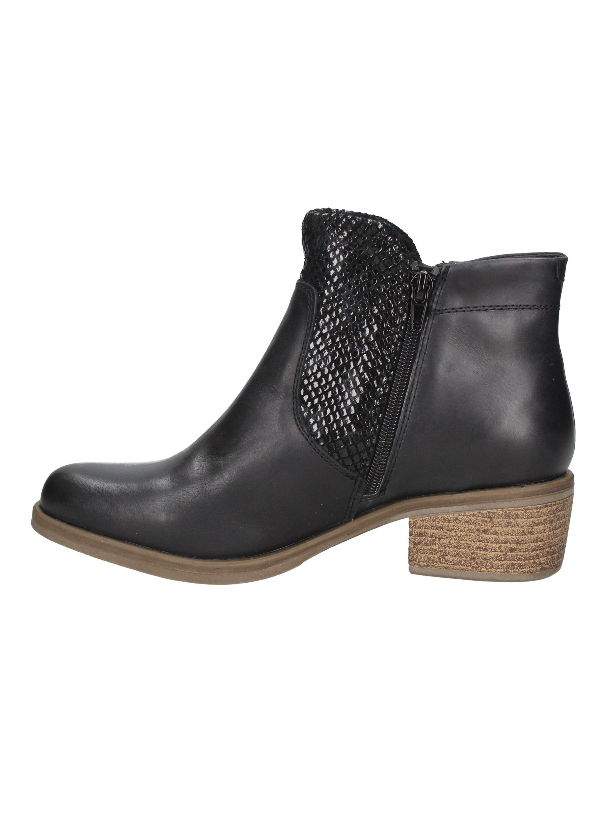 Botín Cf018 Cuero Mujer-3