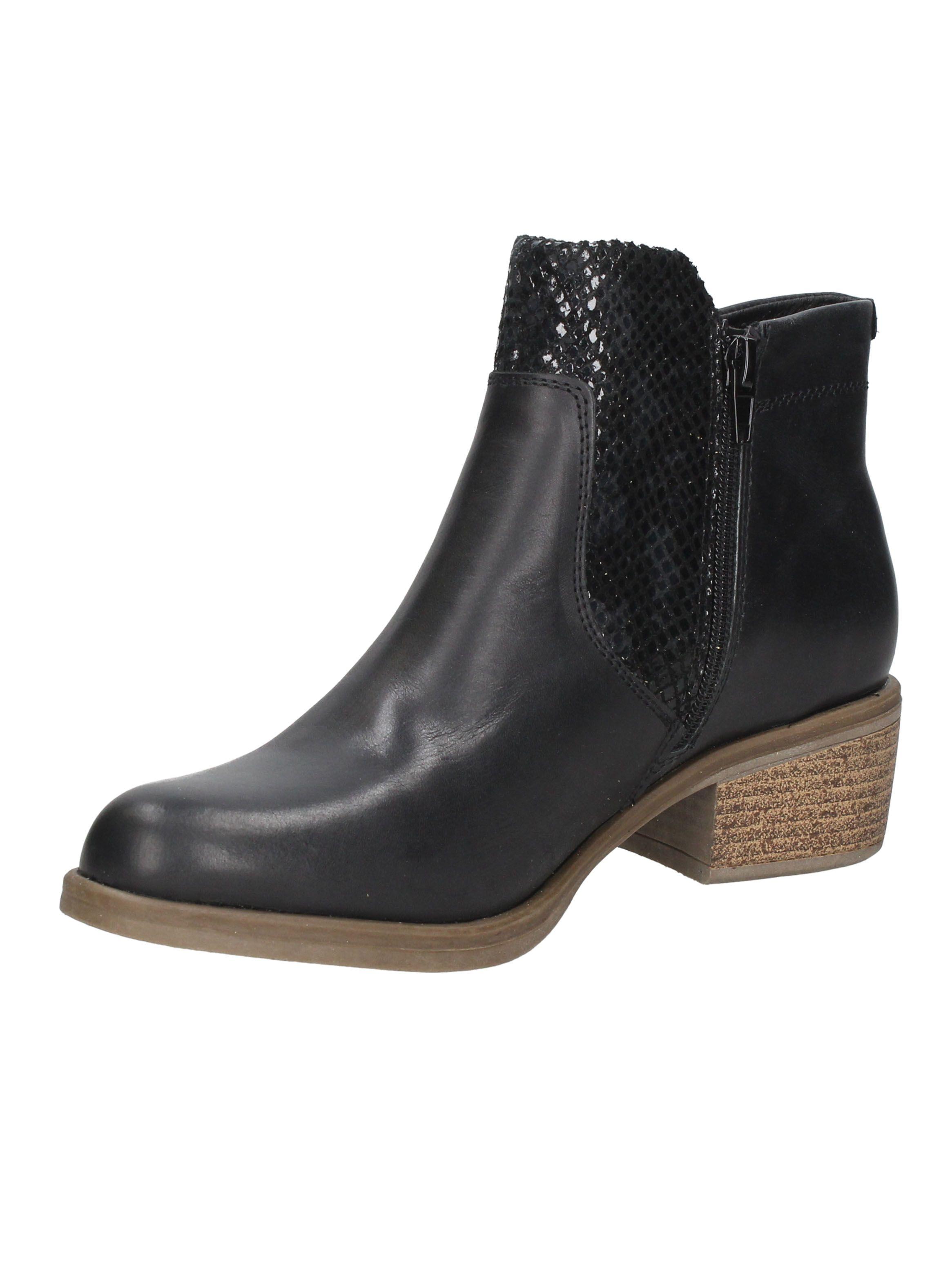 Botín Cf018 Cuero Mujer-2