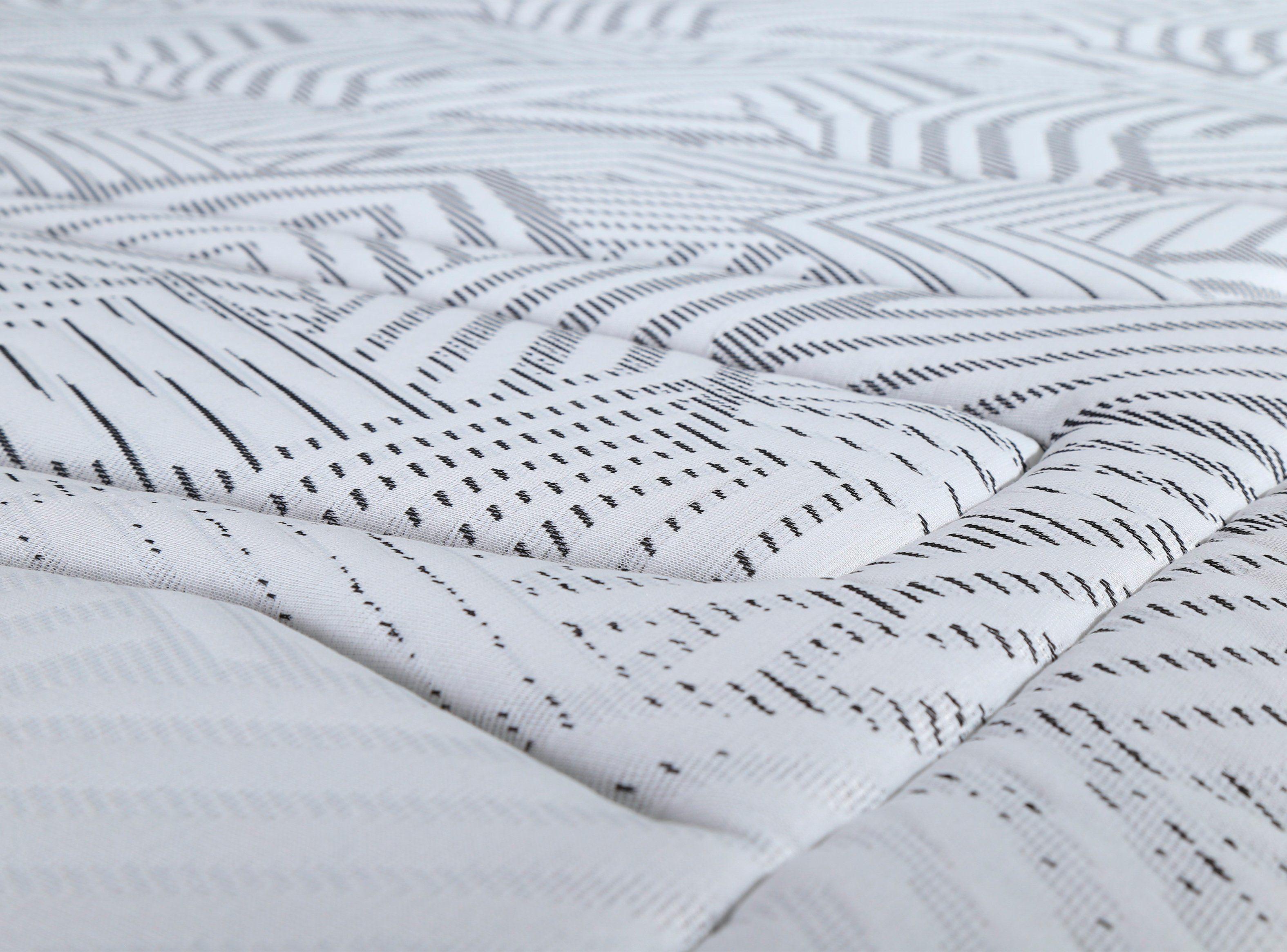 Set Cama Europea Tempo King Base Dividida + Set Muebles Issey Negro + Plumón-2