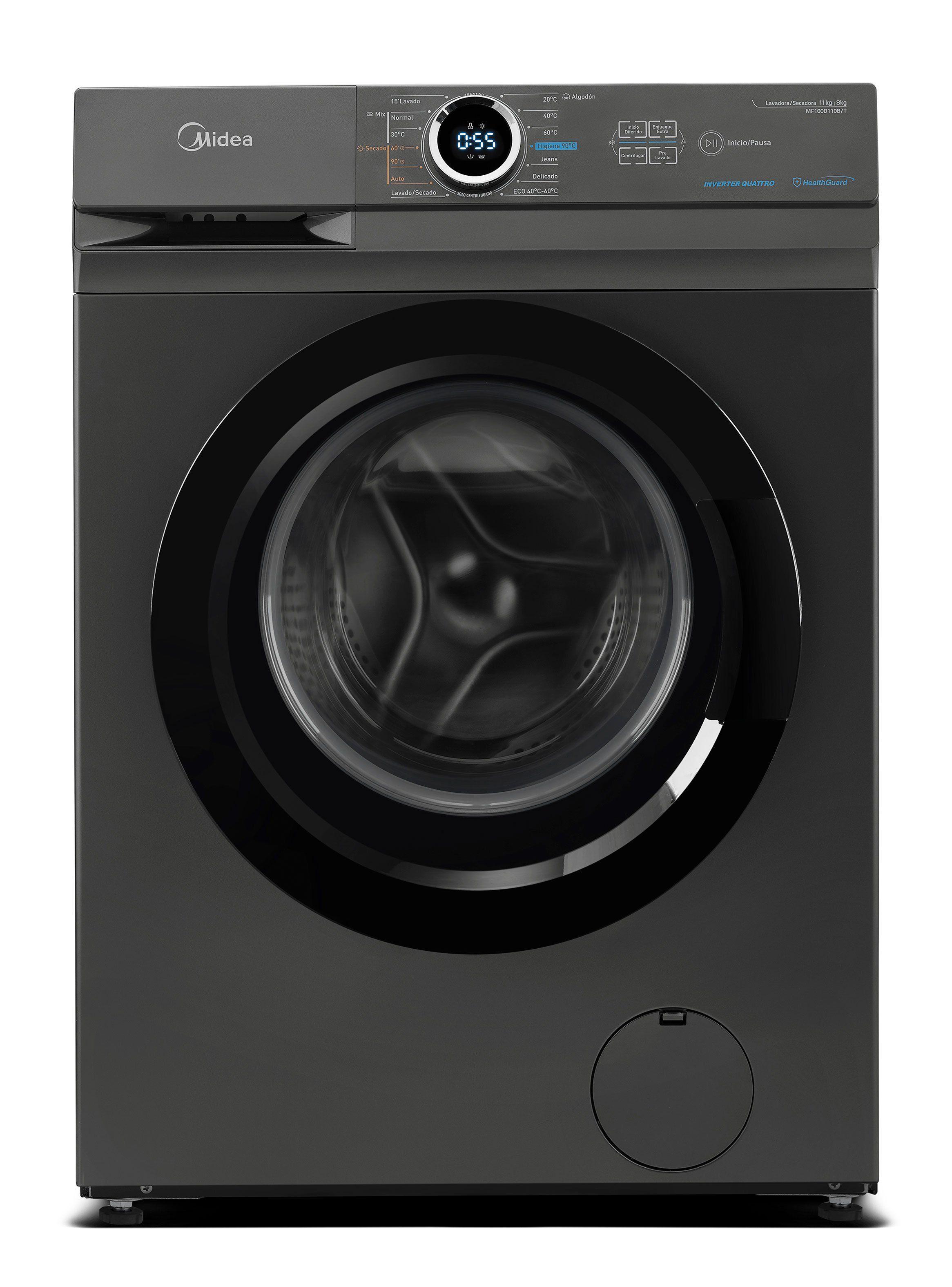 Lavadora-Secadora Midea Frontal 11/8Kg Inverter MF100D110B/T-0