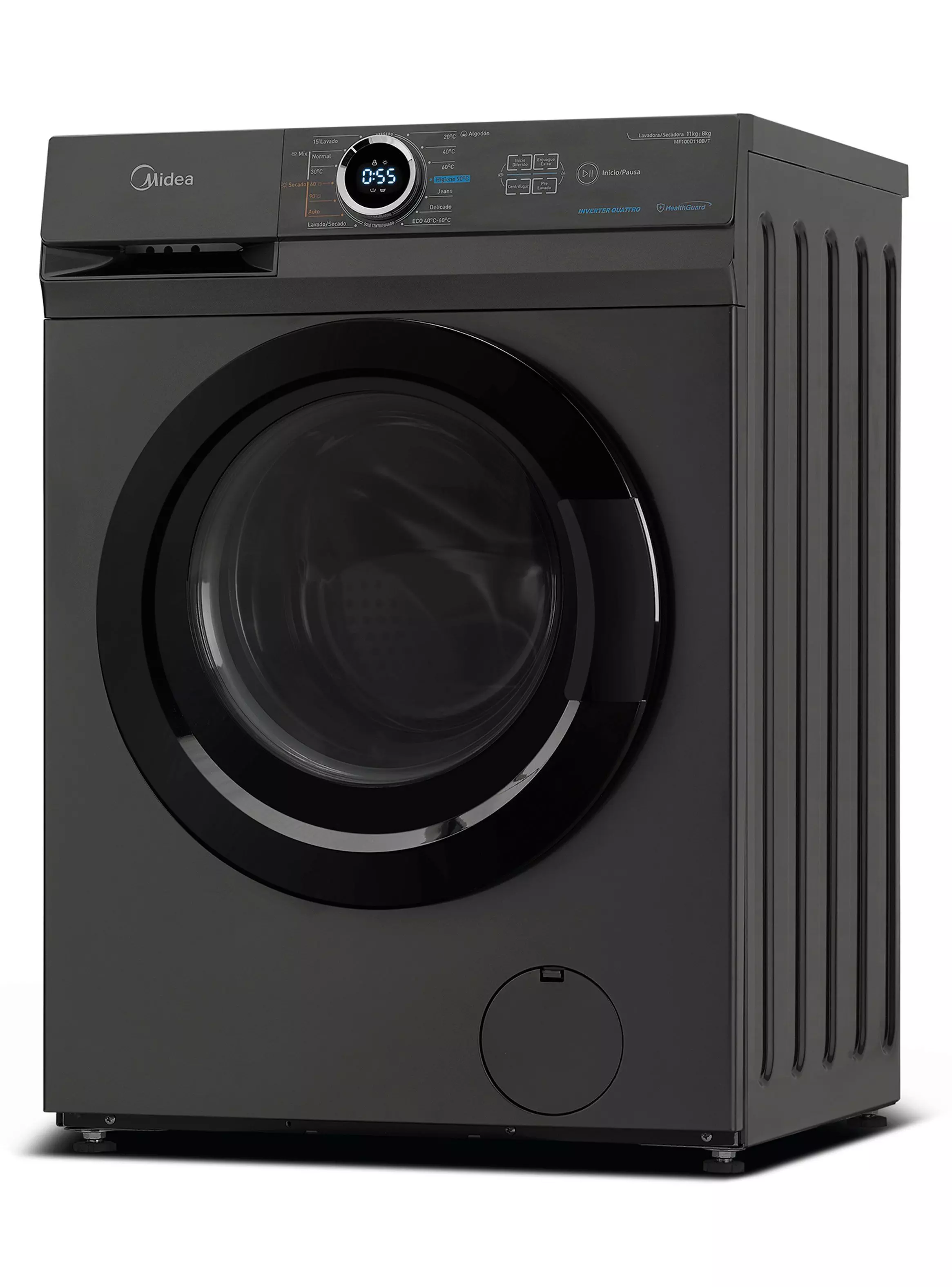 Lavadora-Secadora Midea Frontal 11/8Kg Inverter MF100D110B/T-2