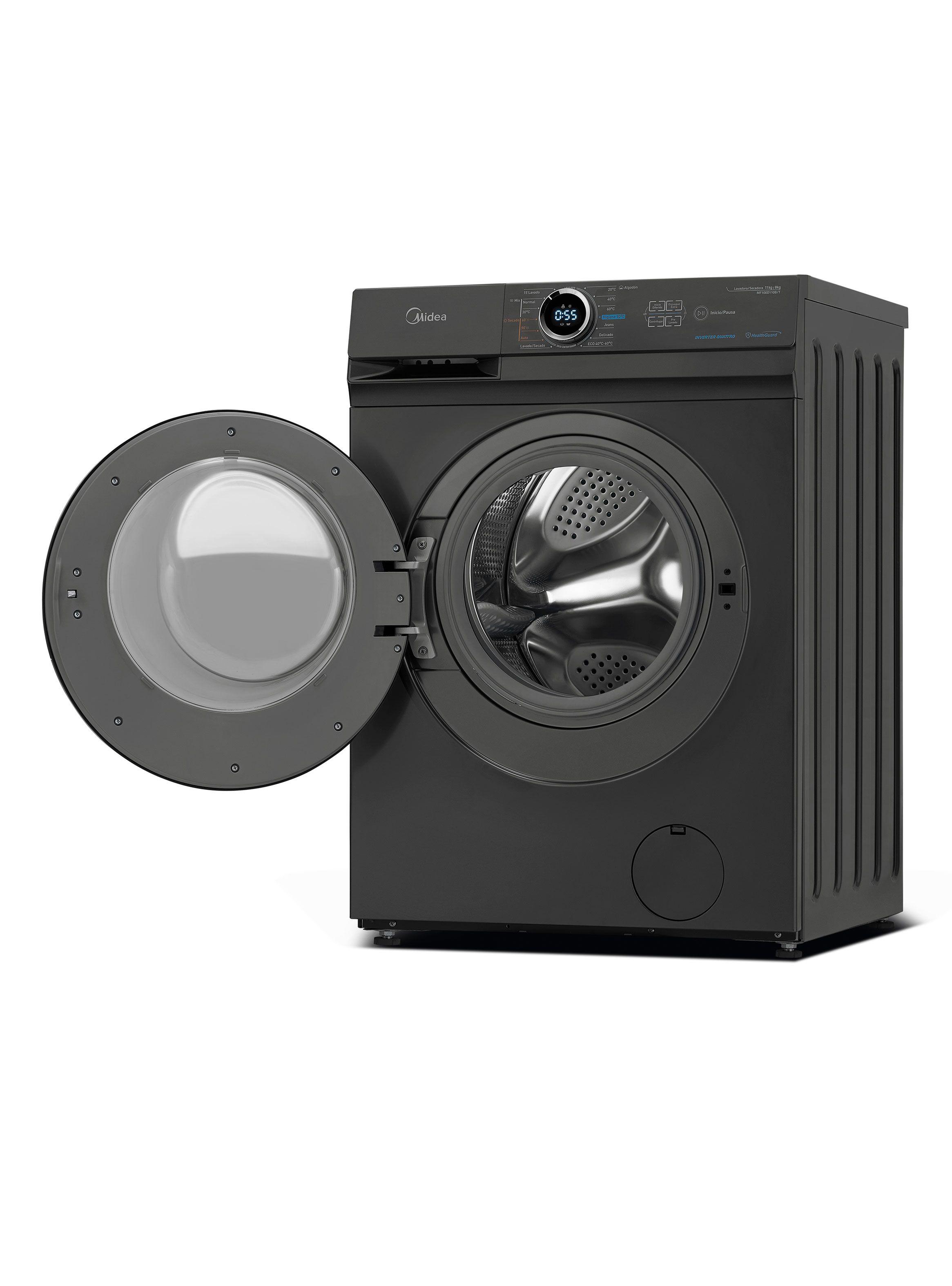 Lavadora-Secadora Midea Frontal 11/8Kg Inverter MF100D110B/T-3