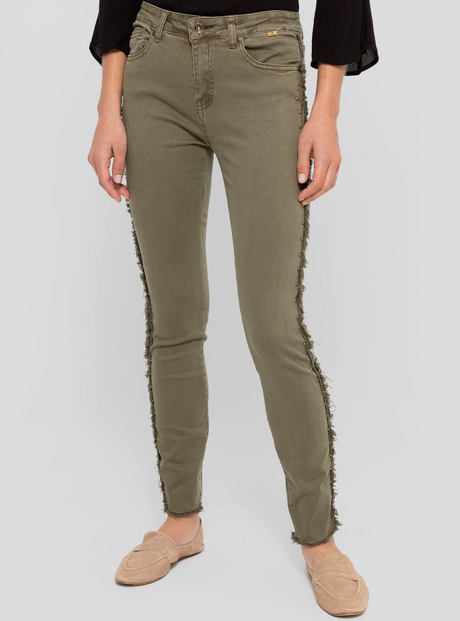 Pantalón Flecos Tachas Umbrale-0