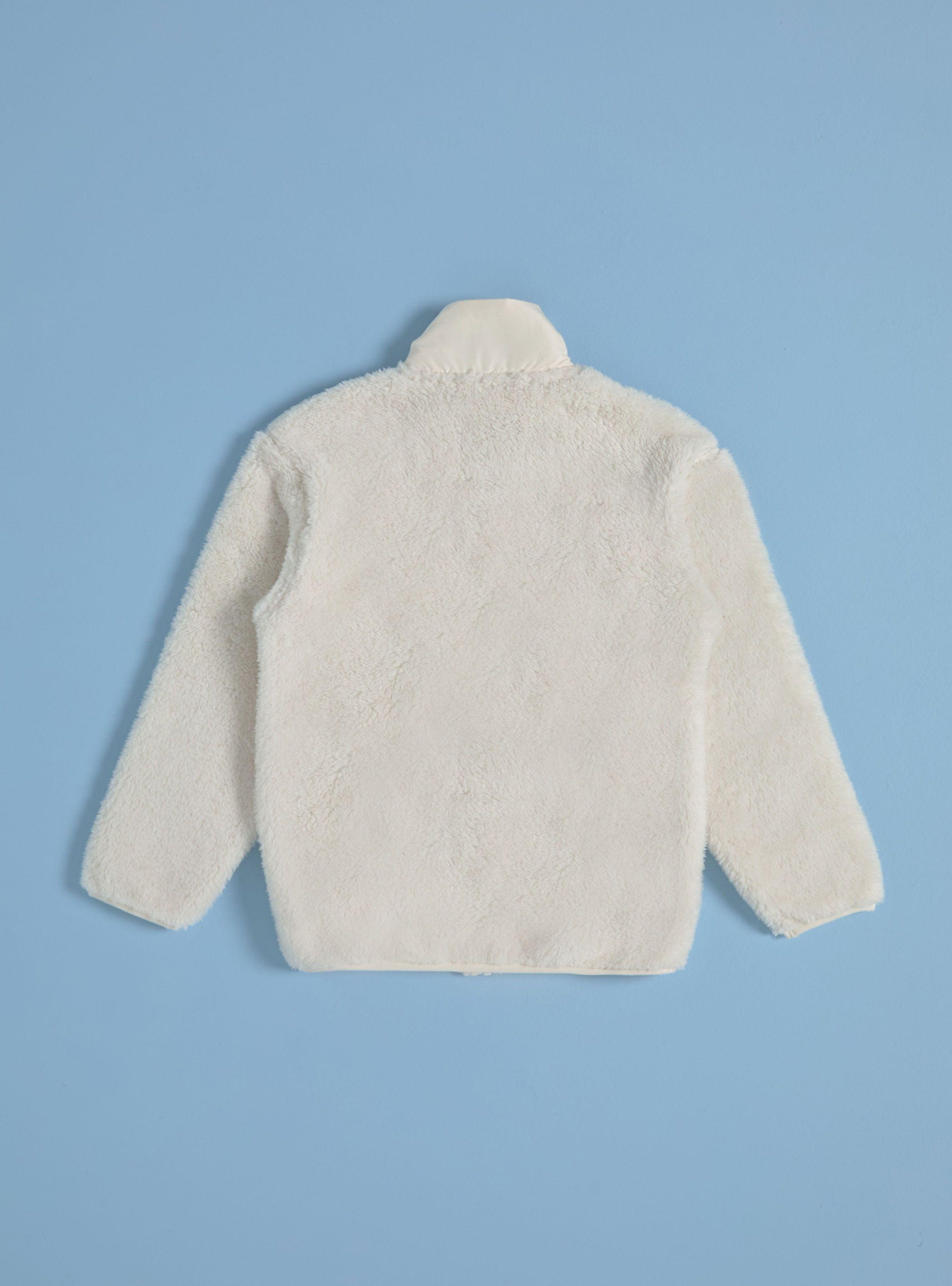 Polar Polerón Coral Fleece con Parches Bordados-1