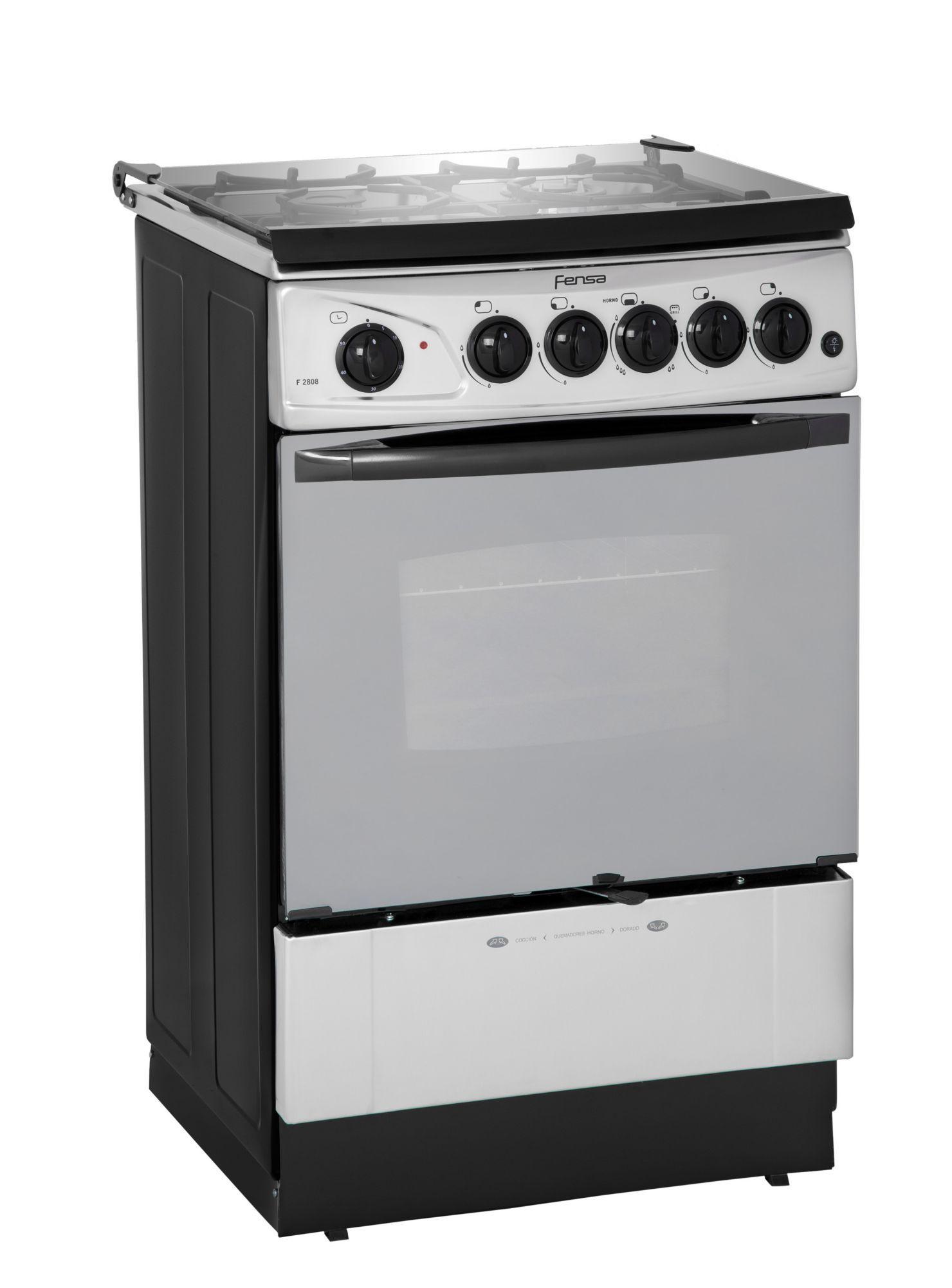 Cocina a Gas Fensa F2808 4 Quemadores-2