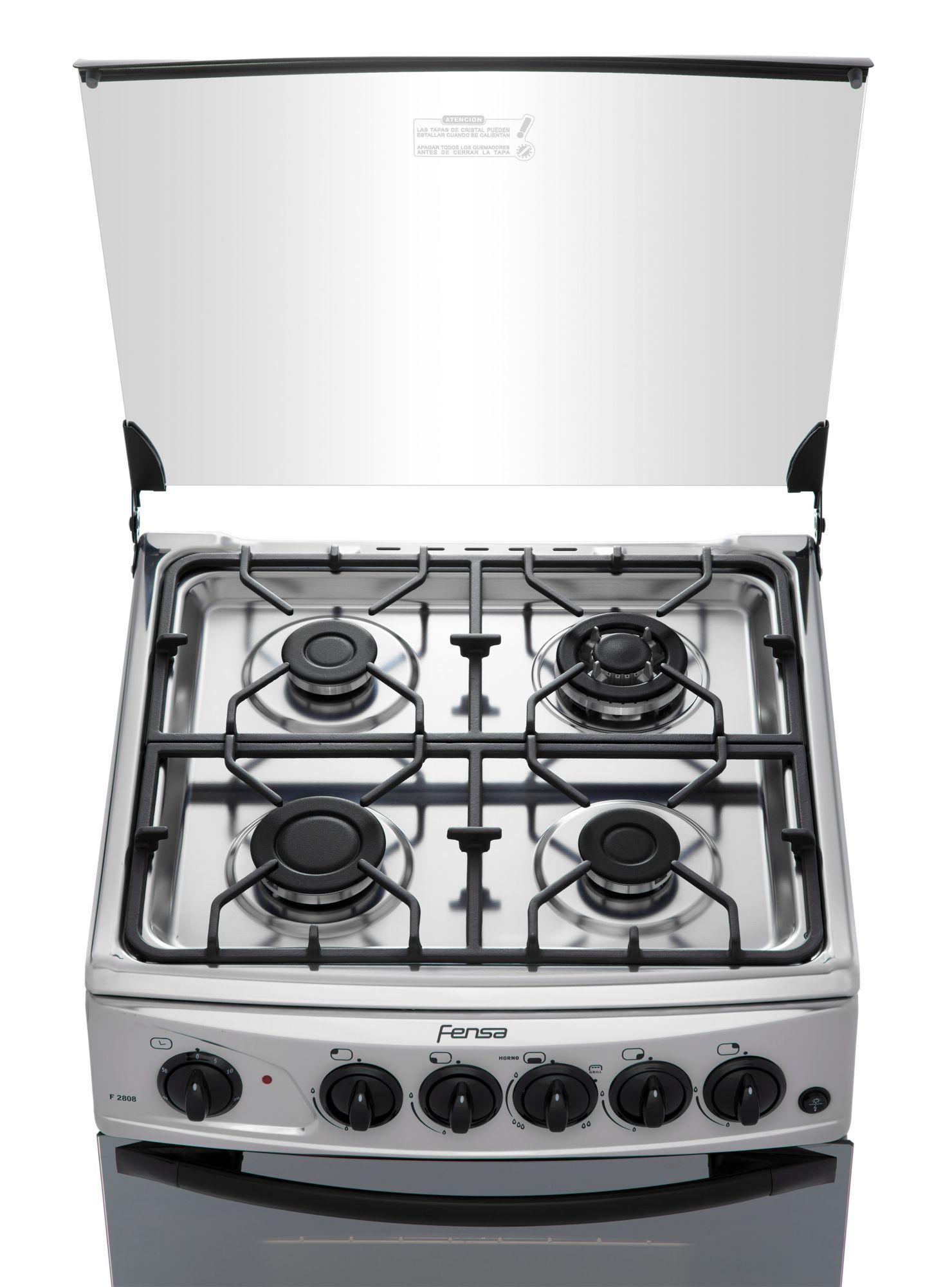 Cocina a Gas Fensa F2808 4 Quemadores-3