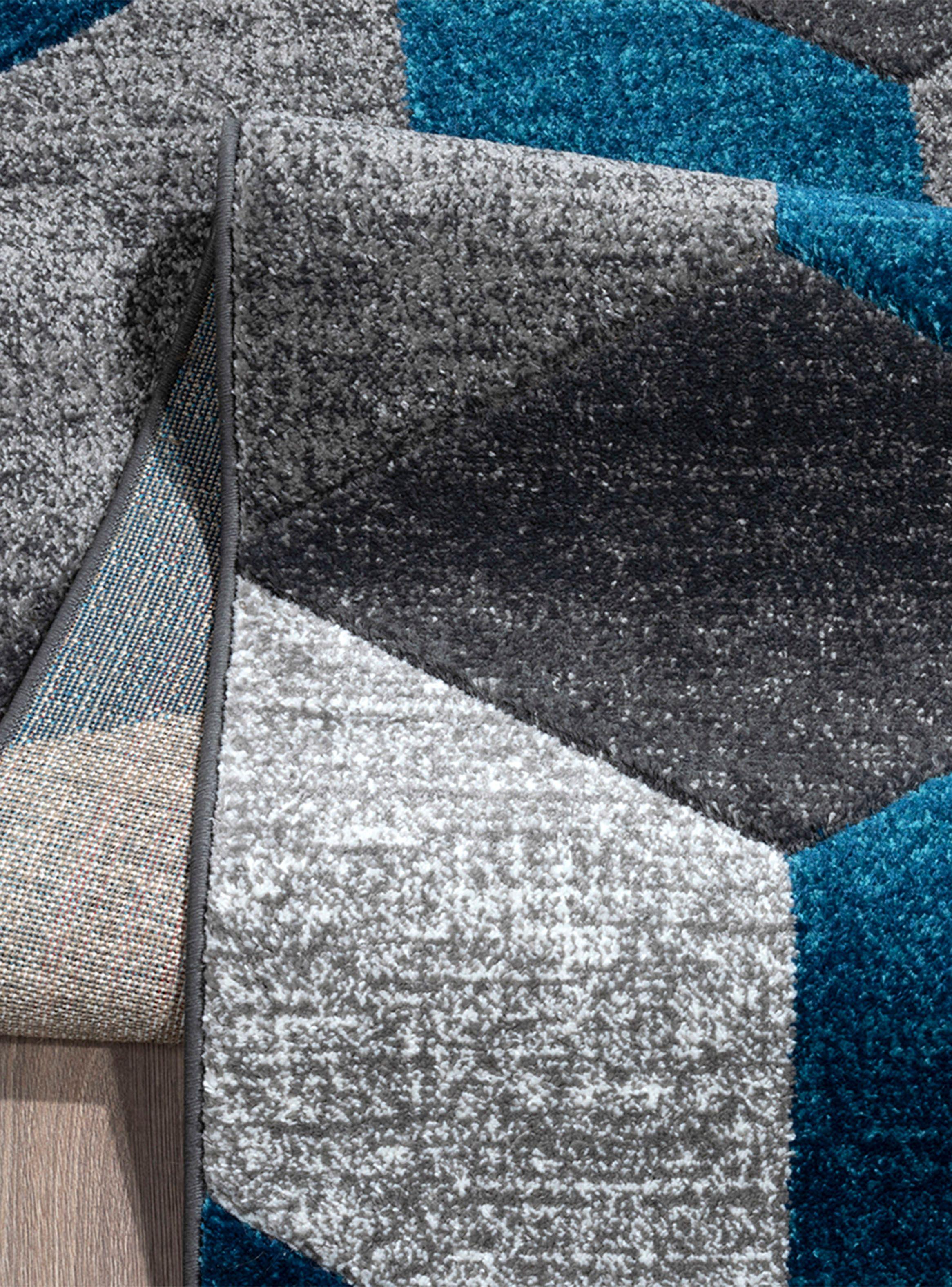 Alfombra Avangard 150x200 cm Blue-1