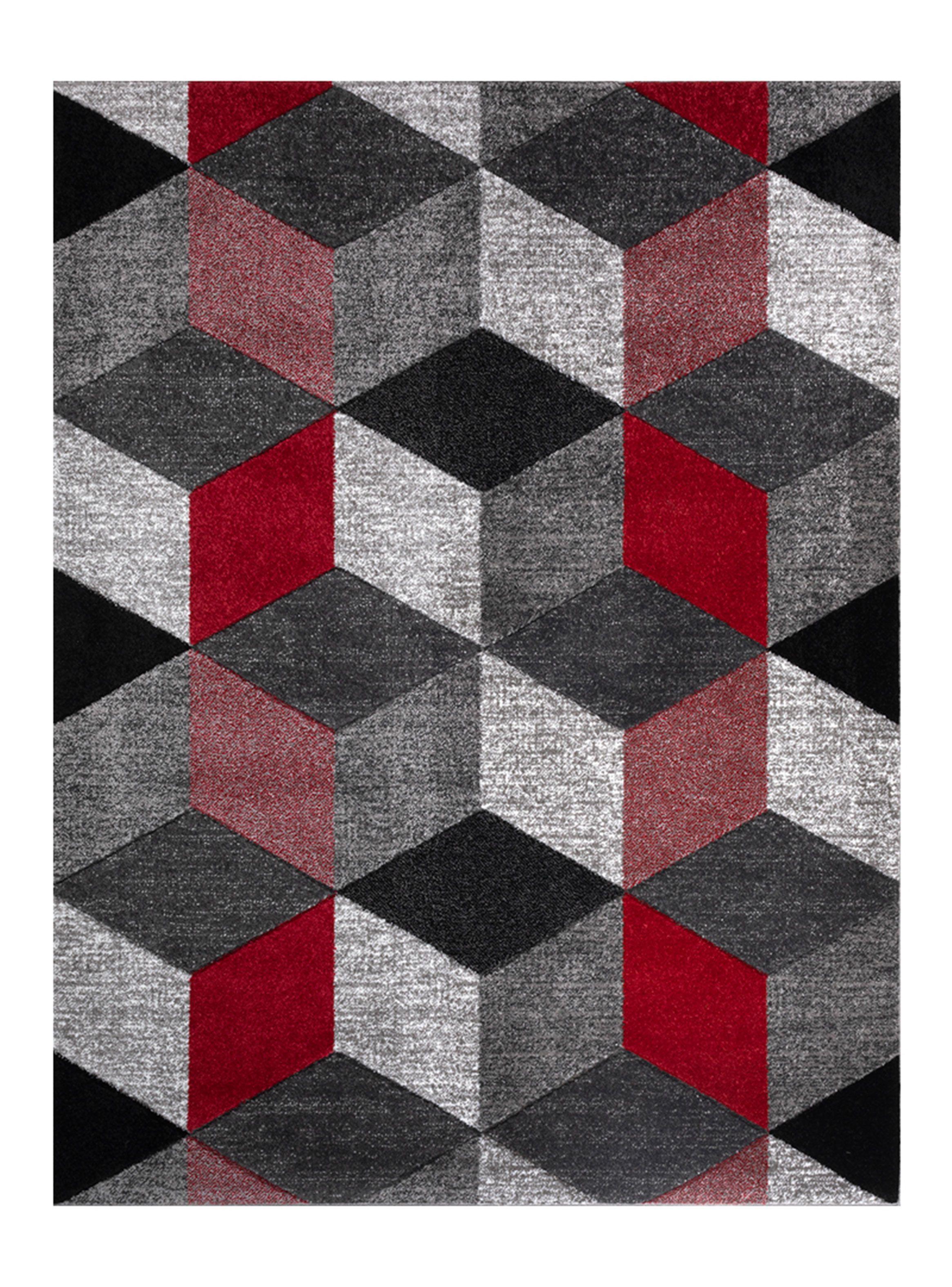 Alfombra Avangard 150x200 cm Rojo-0