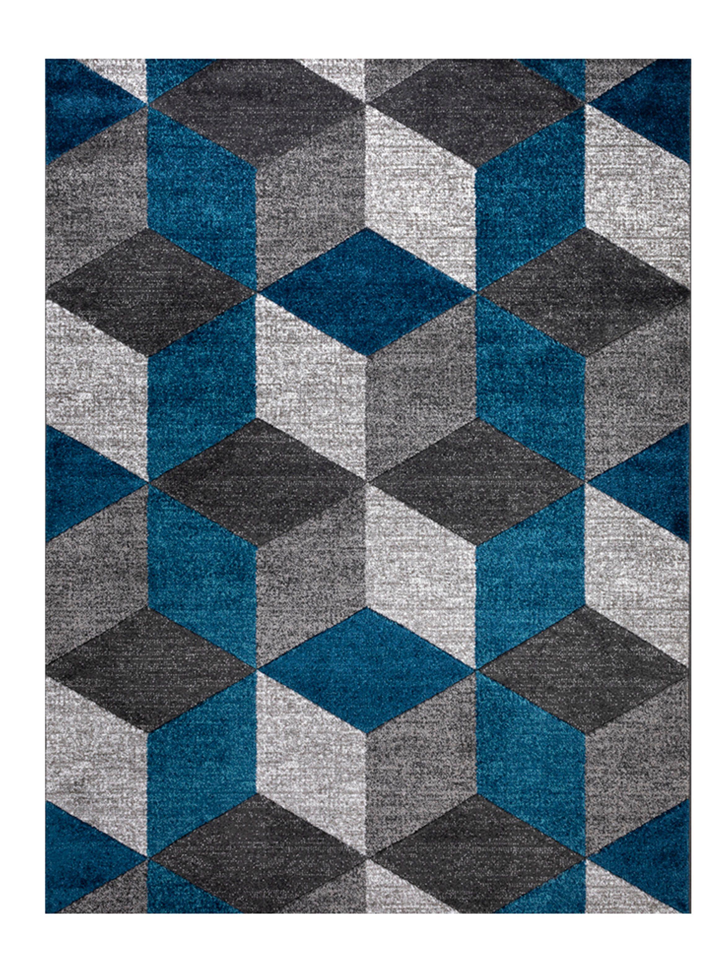 Alfombra Avangard 170x230 cm Blue-0