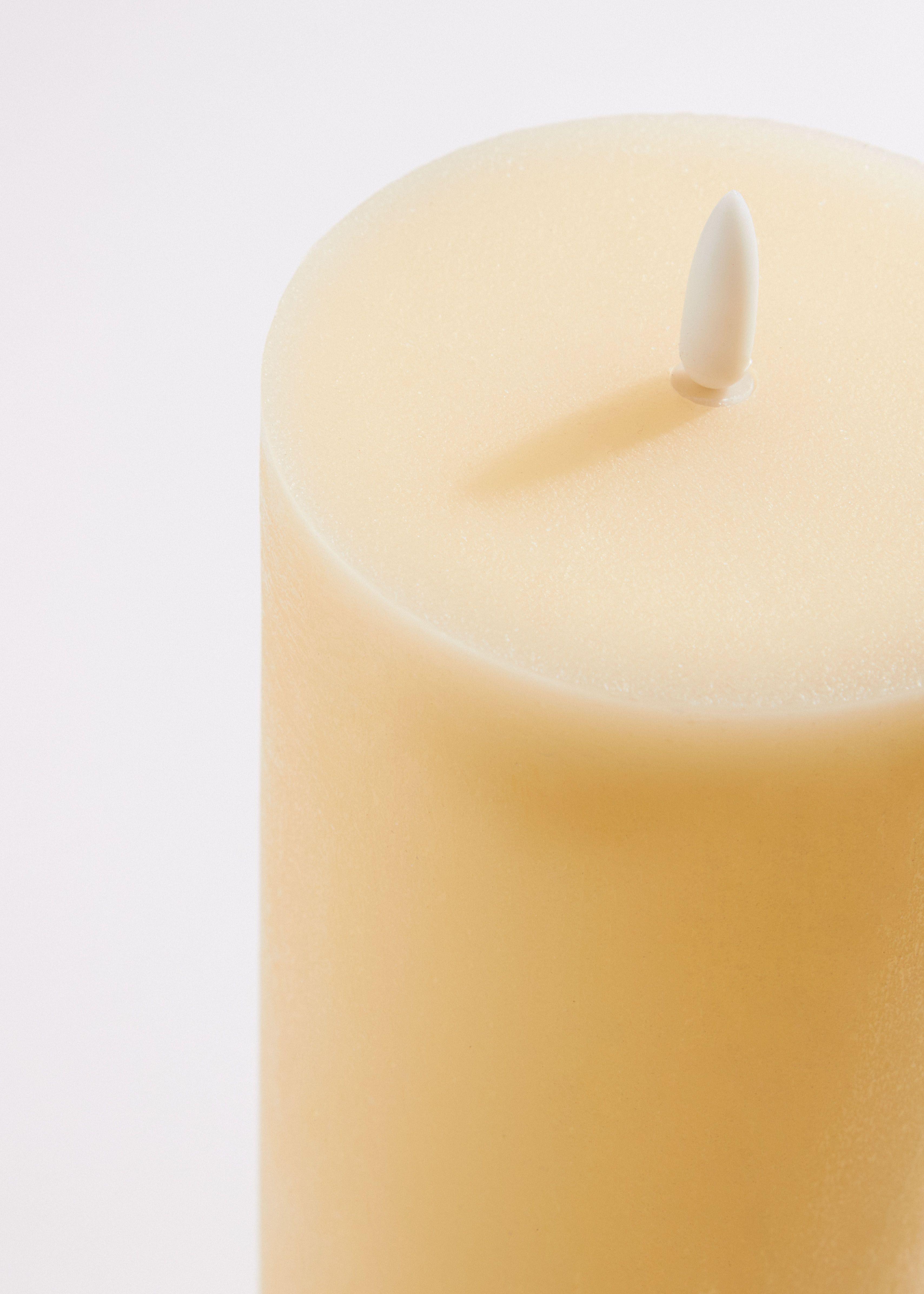 Vela Alaniz Home LED Blanca 32 cm-1