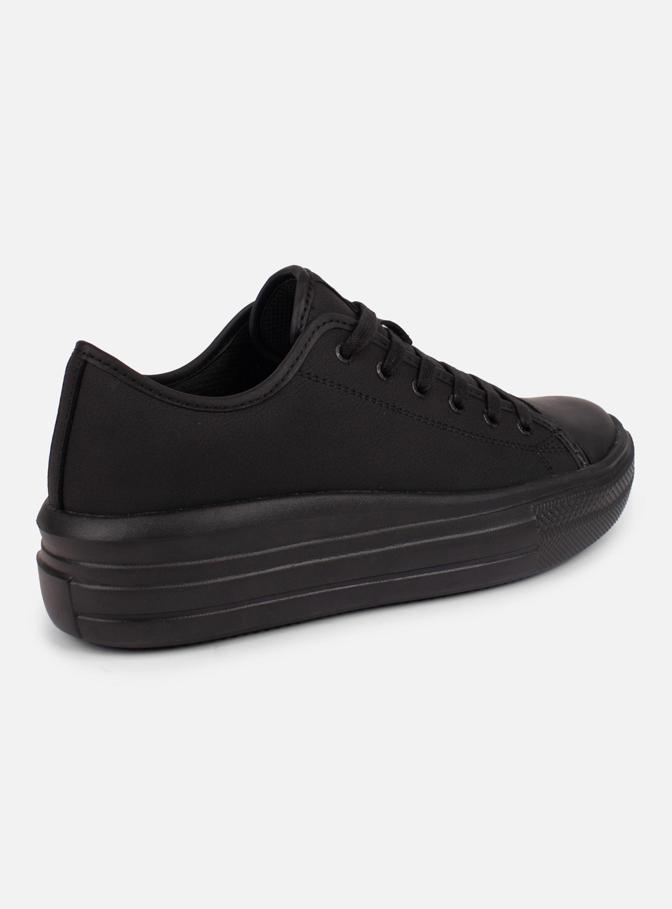 Zapatilla Escolar 5CE122WC Logo  Plataforma Mujer-3