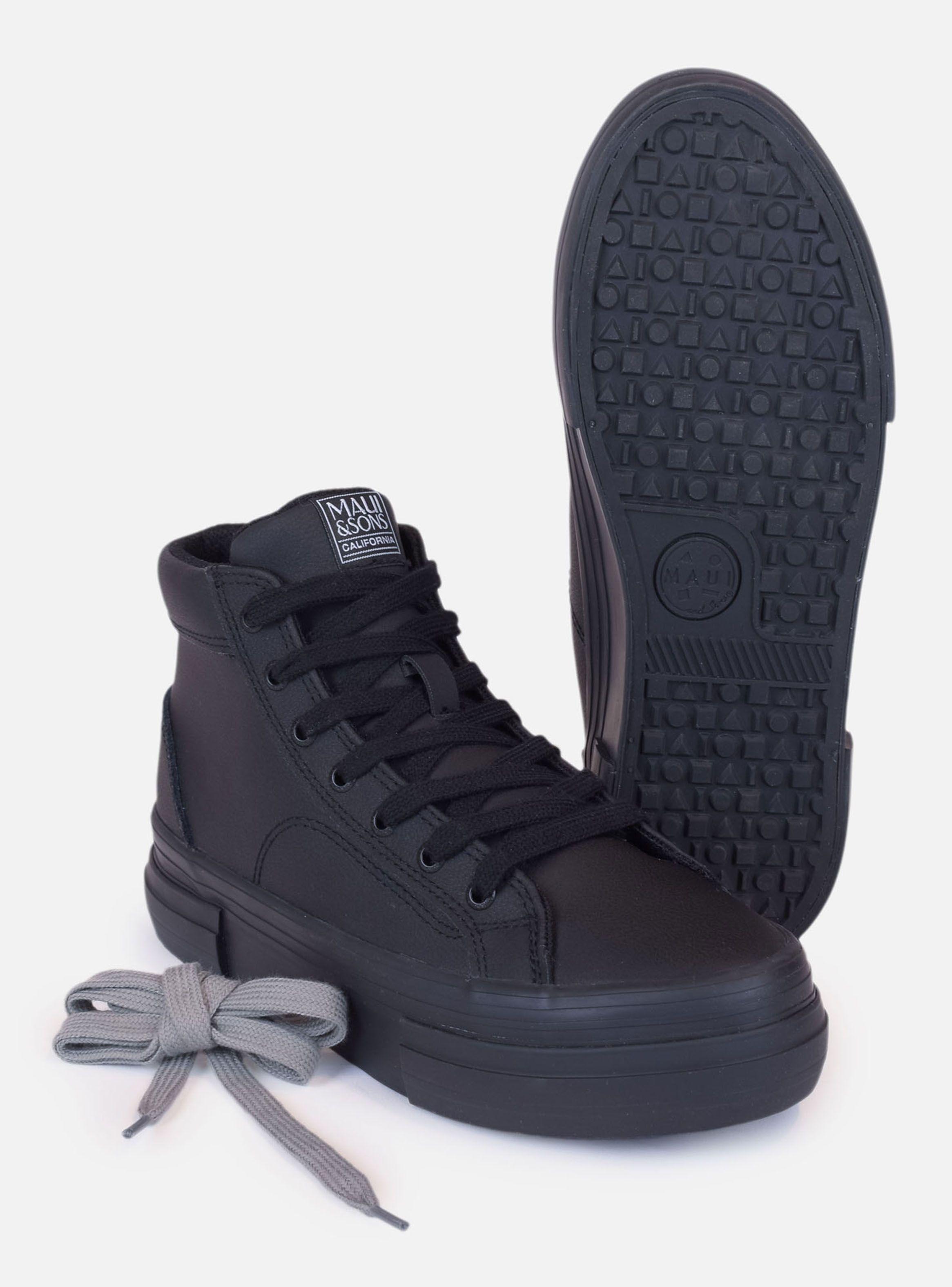 Zapatilla Escolar Caña Acordonada Plataforma 5CE117WC Mujer-3