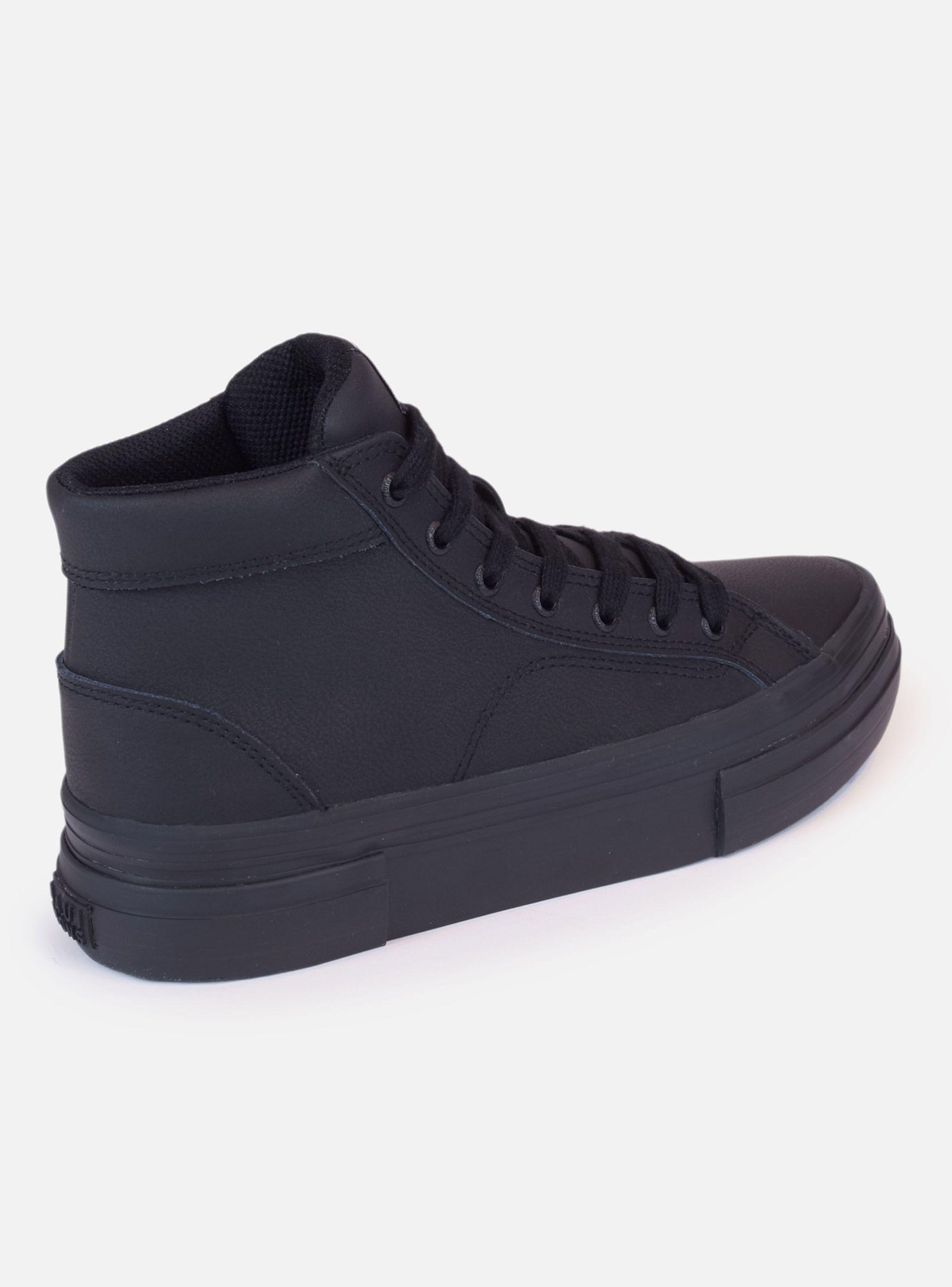 Zapatilla Escolar Caña Acordonada Plataforma 5CE117WC Mujer-2