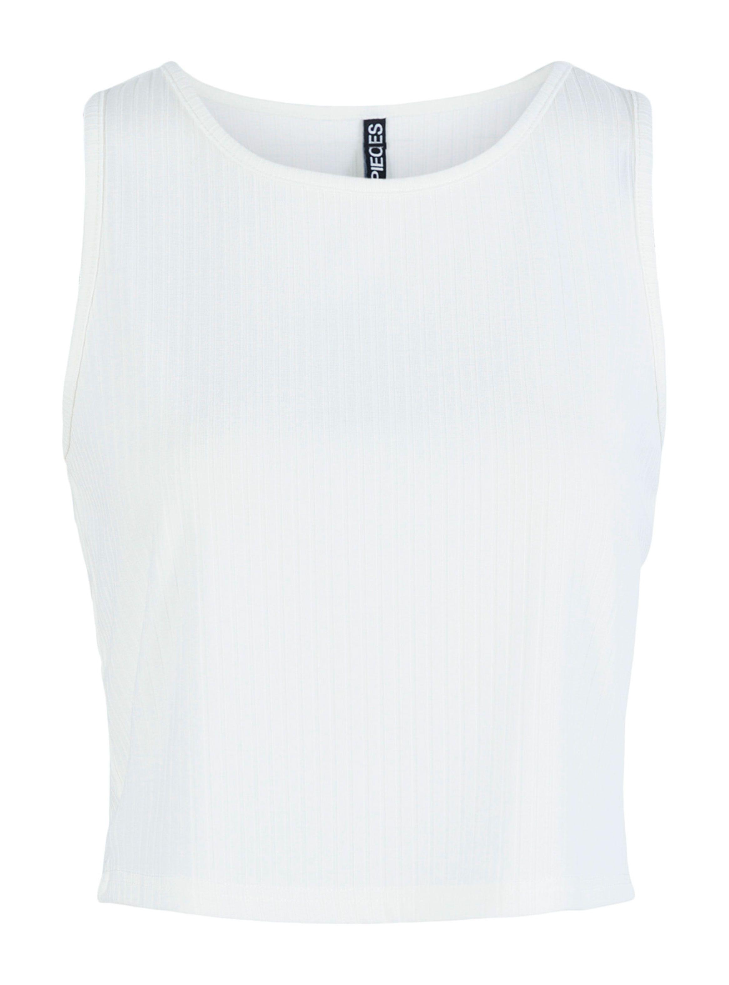 Top Pieces Liso Cuello Redondo Sin Manga-0