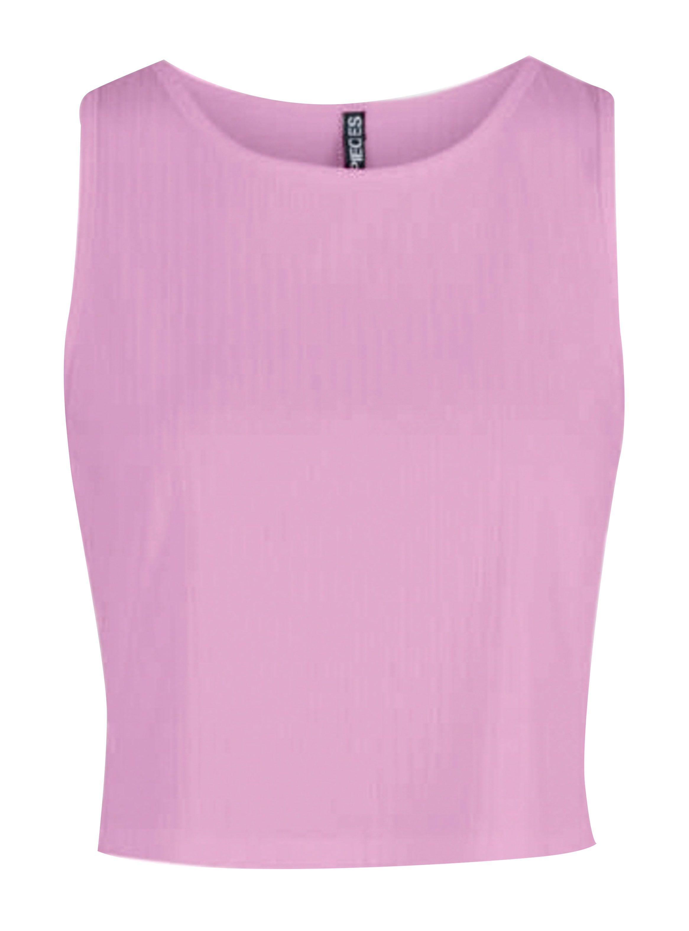 Top Liso Cuello Redondo sin Mangas-0