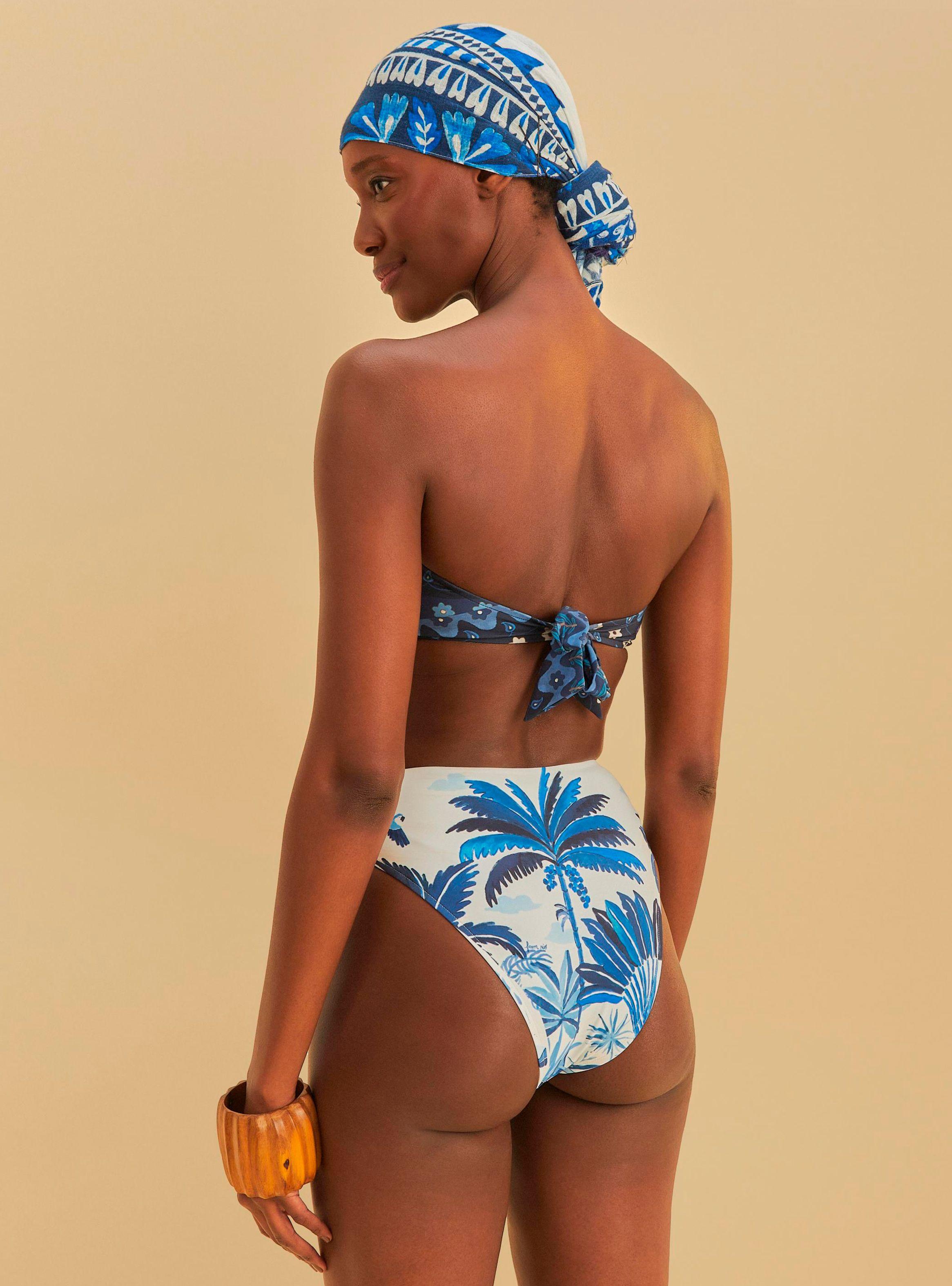 Bikini Tiro Alto Strapless-1