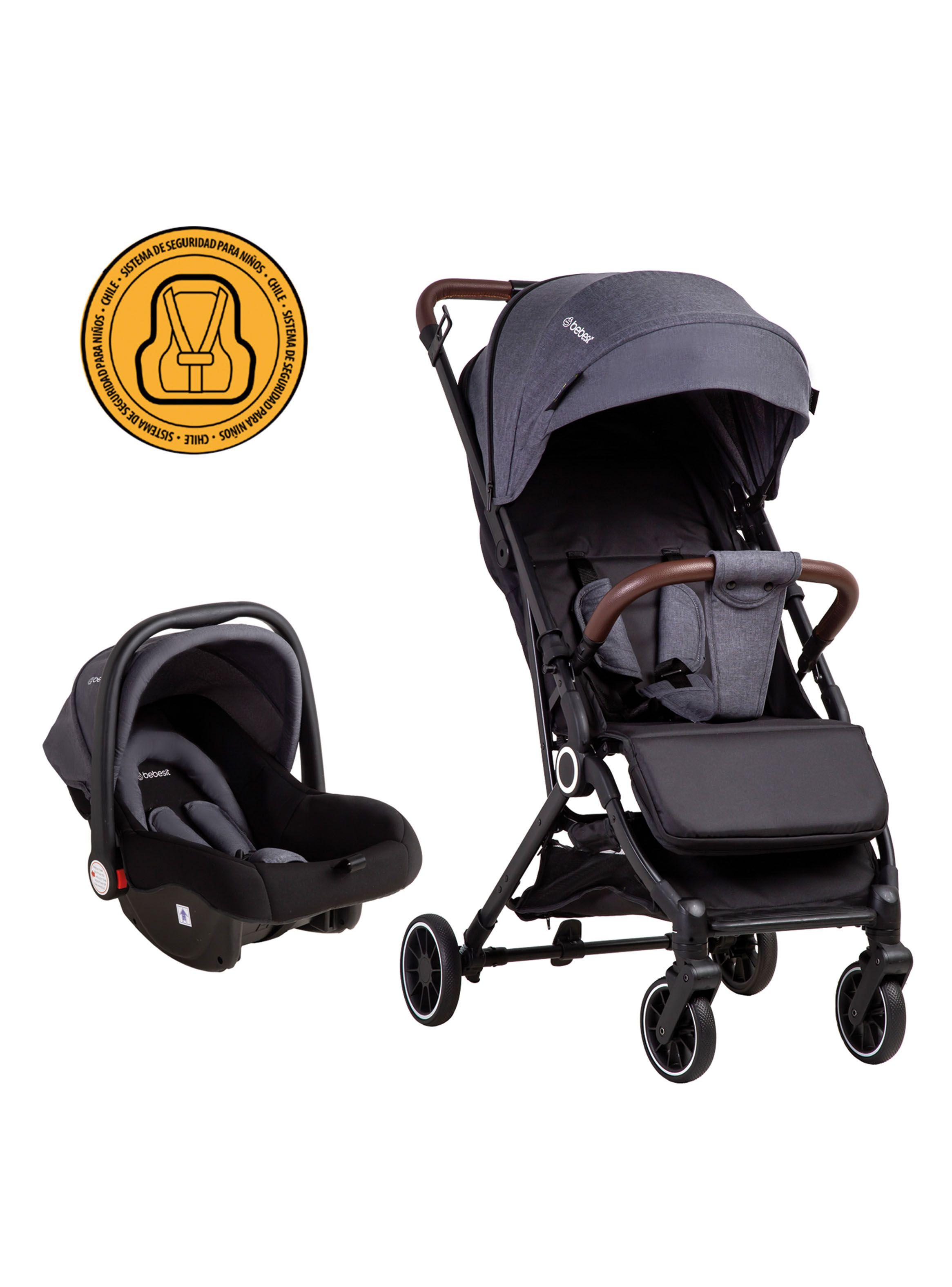 Coche Travel System Soho Gris-1
