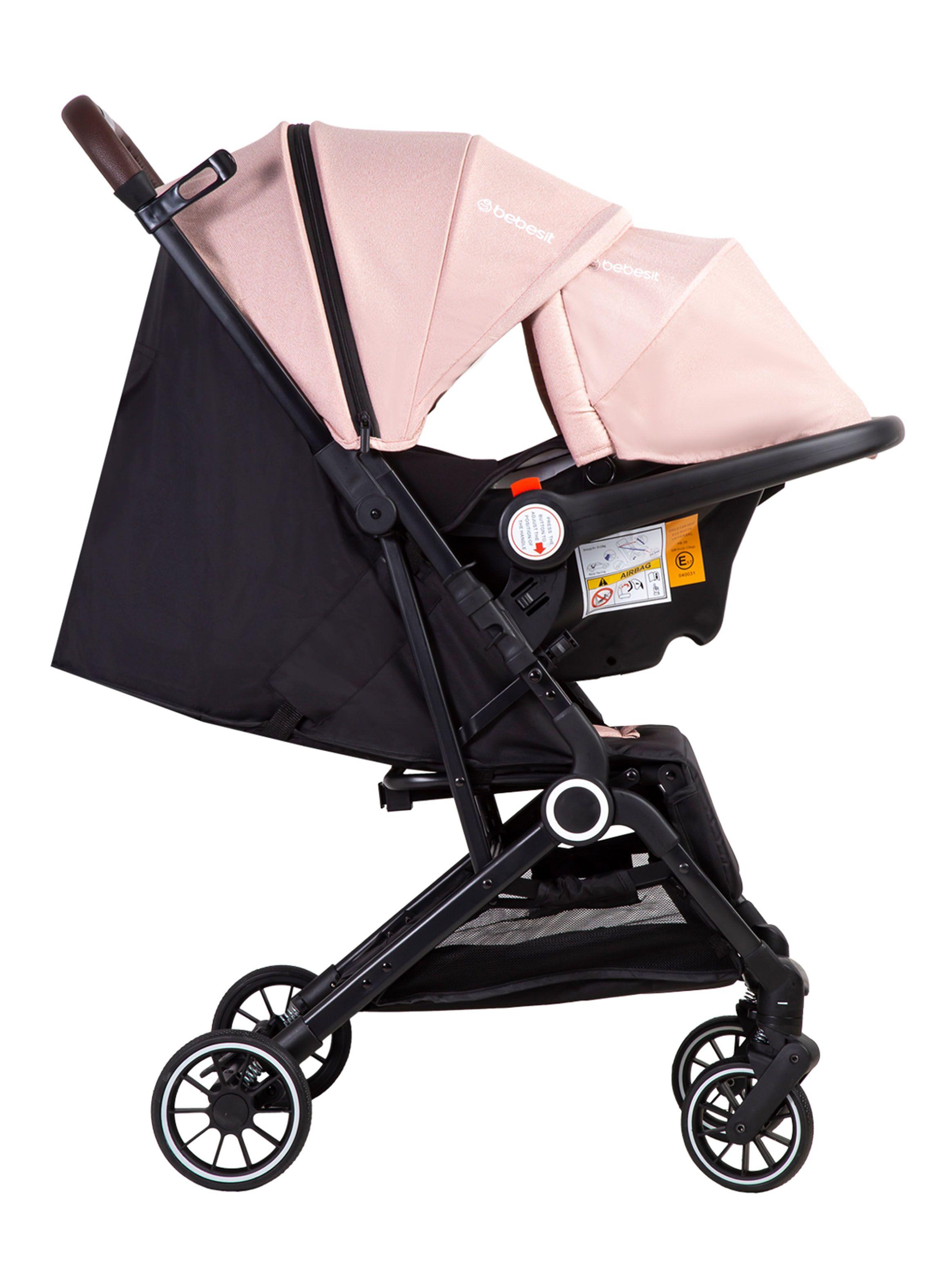 Coche Travel System Soho Rosado-4