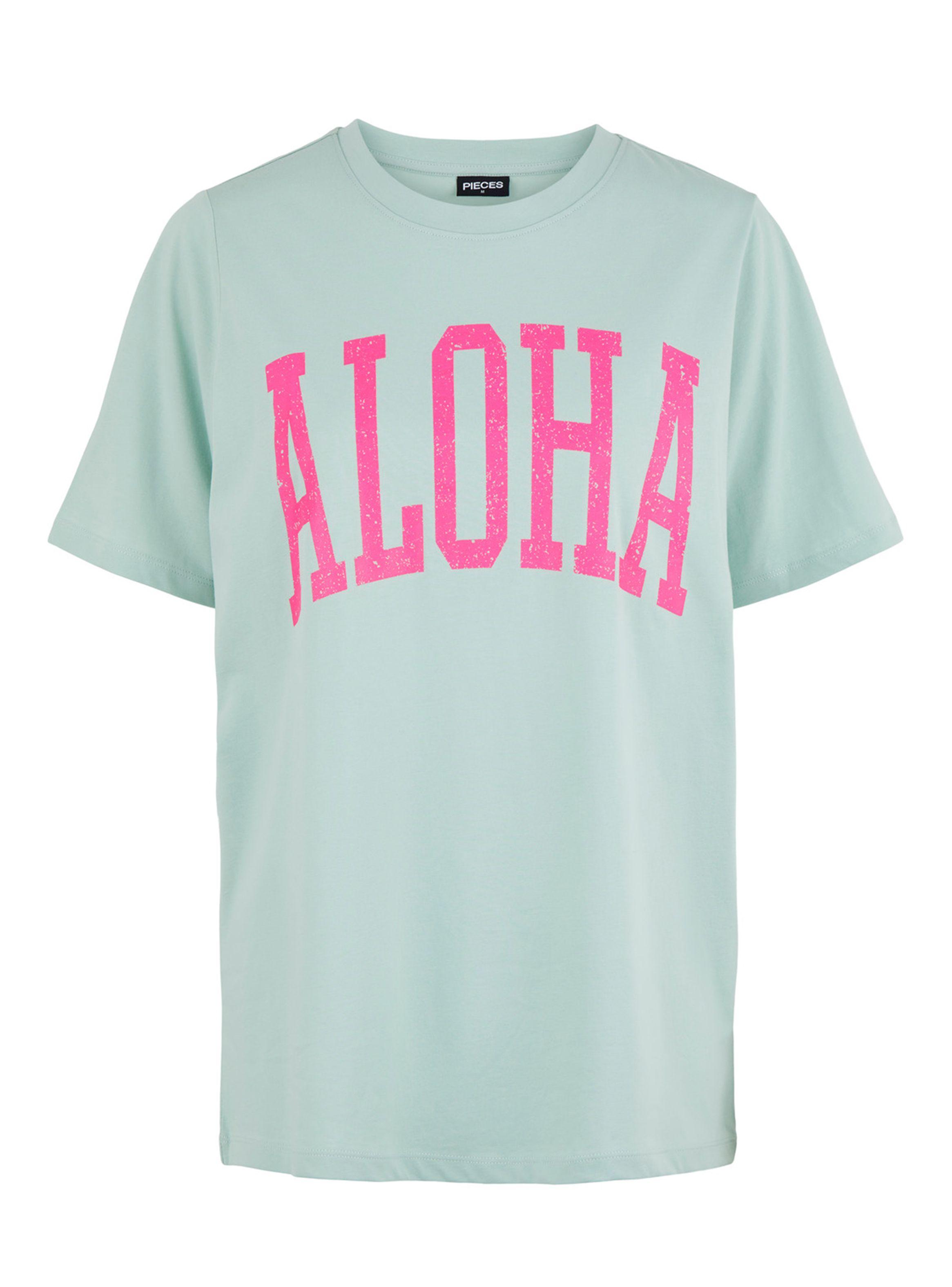 Polera Lisa Print Manga Corta-0