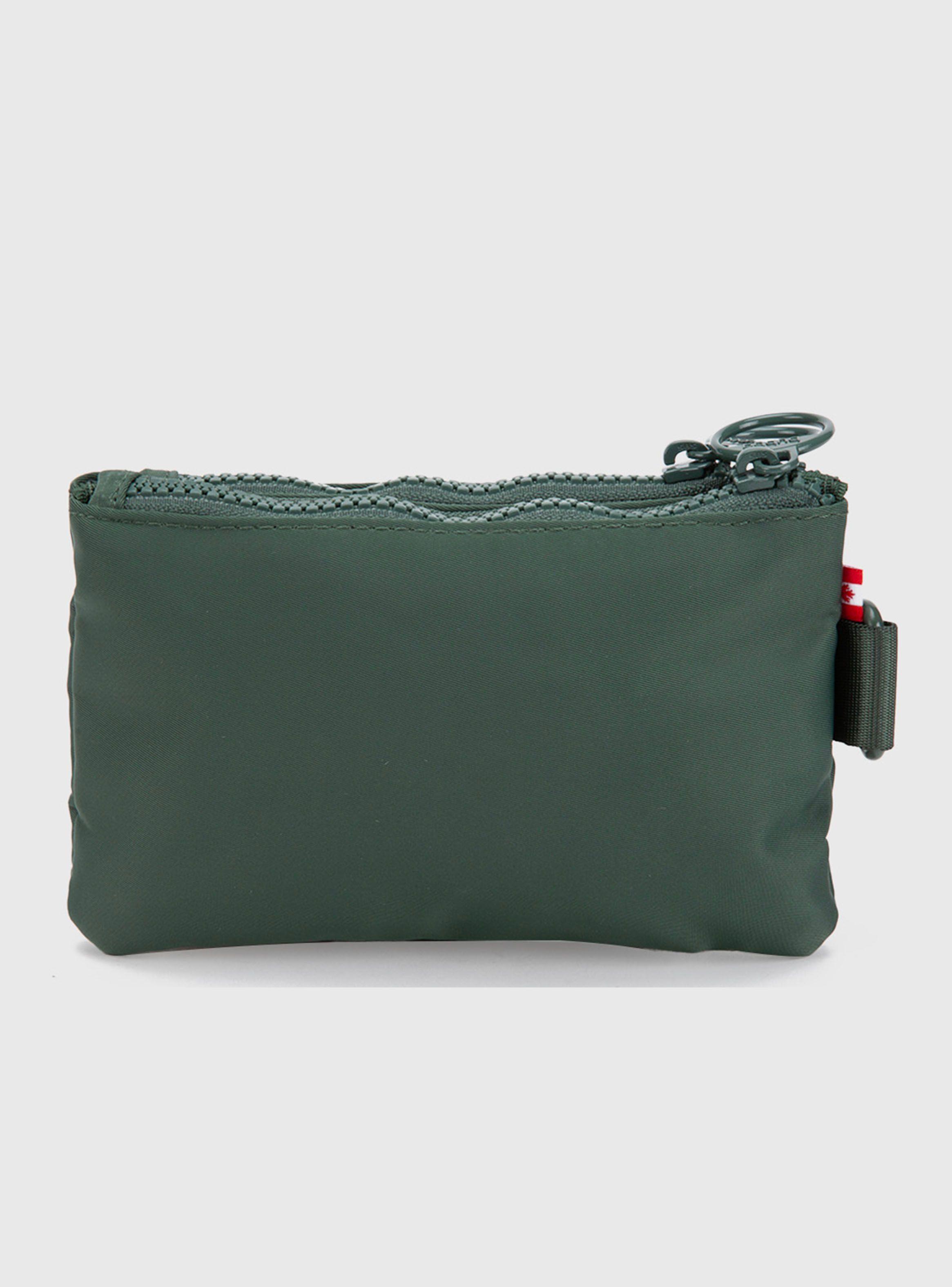 Flat Wallet Collins Pesto-1