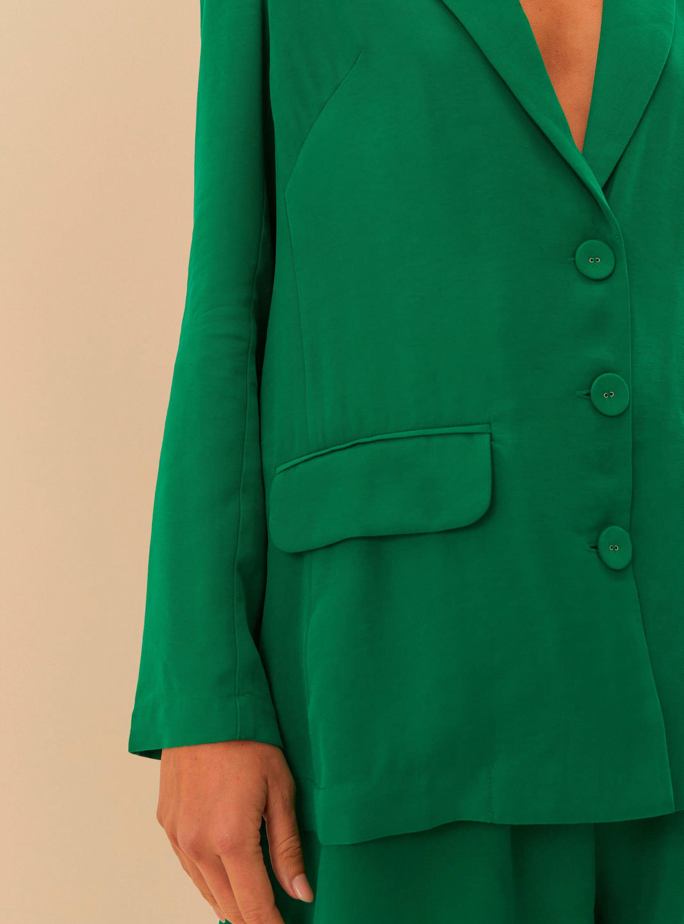 Blazer Liso con Botones-2