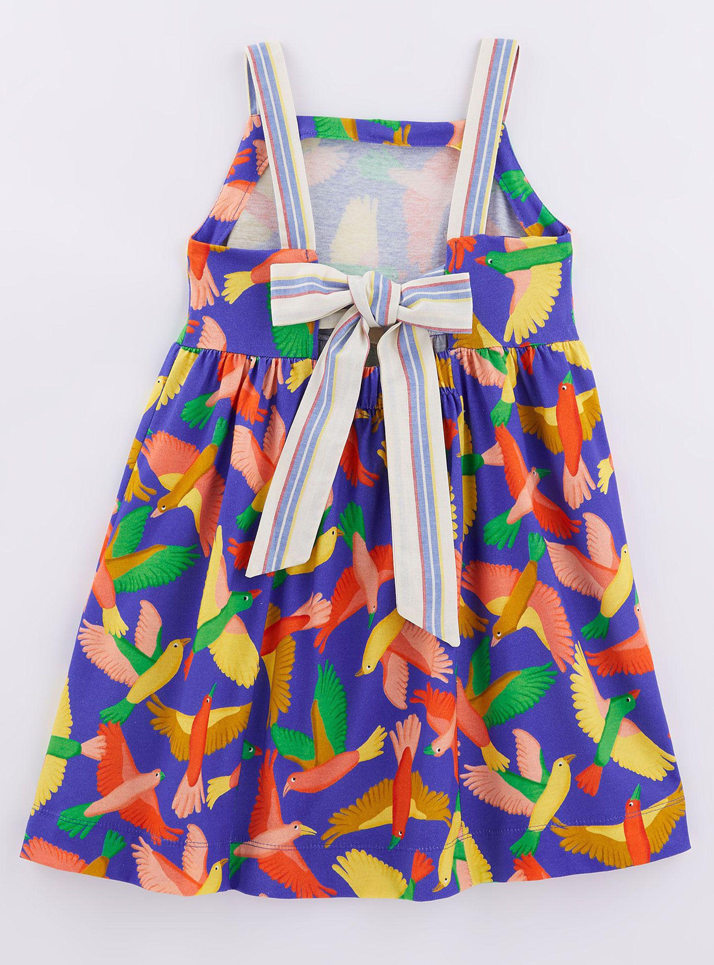 Vestido Niña Sin Mangas con Cinta Trasera-1