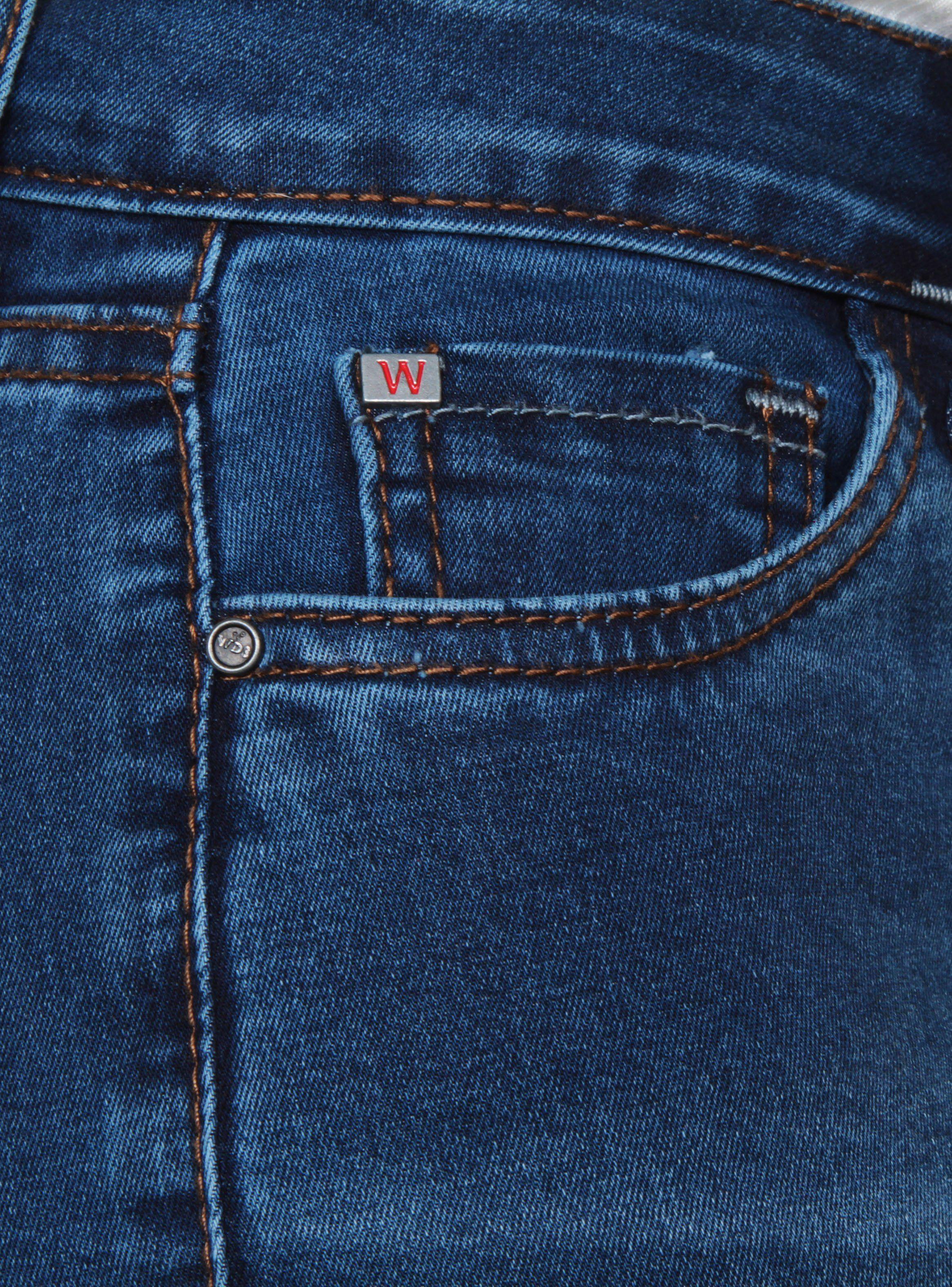 Jeans Flare Tiro Medio Pretina-2