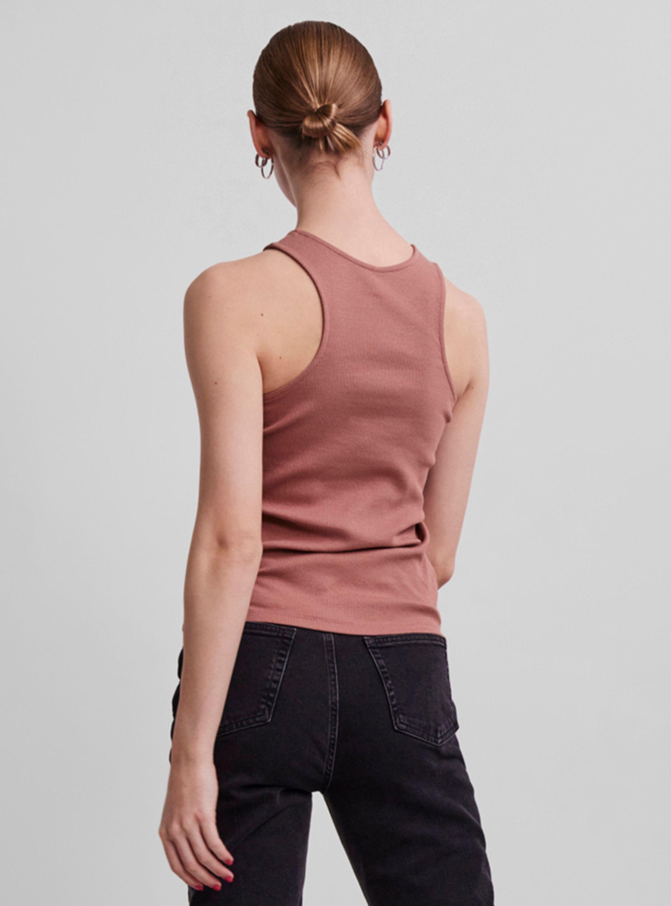 Top Liso Cuello Redondo Unicolor-1