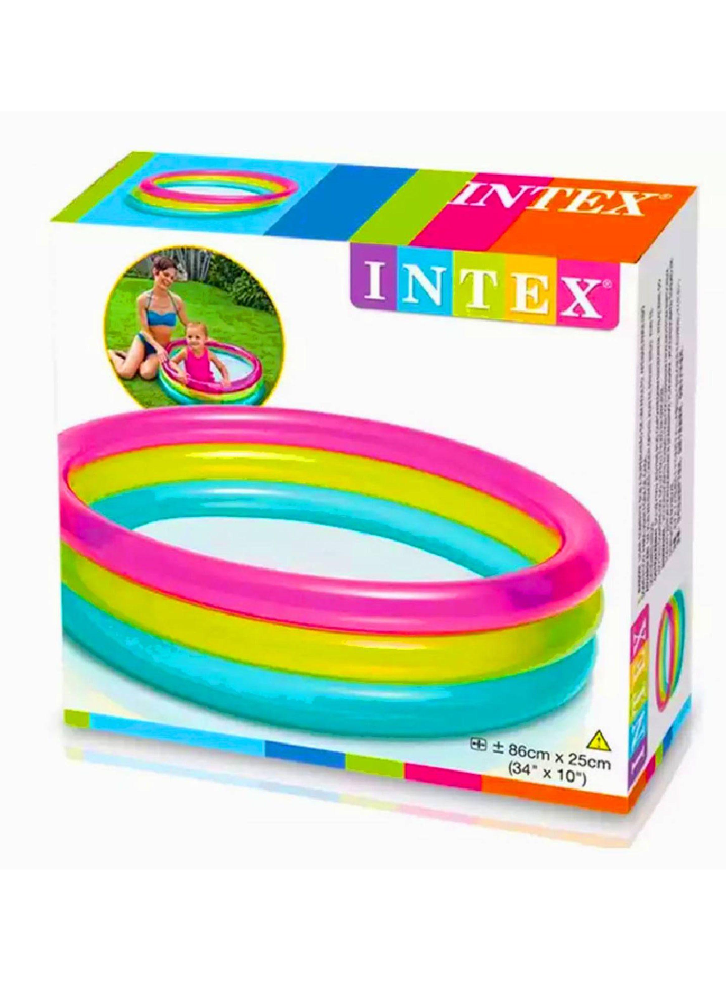 Piscina Inflable Baby Arco Iris-3