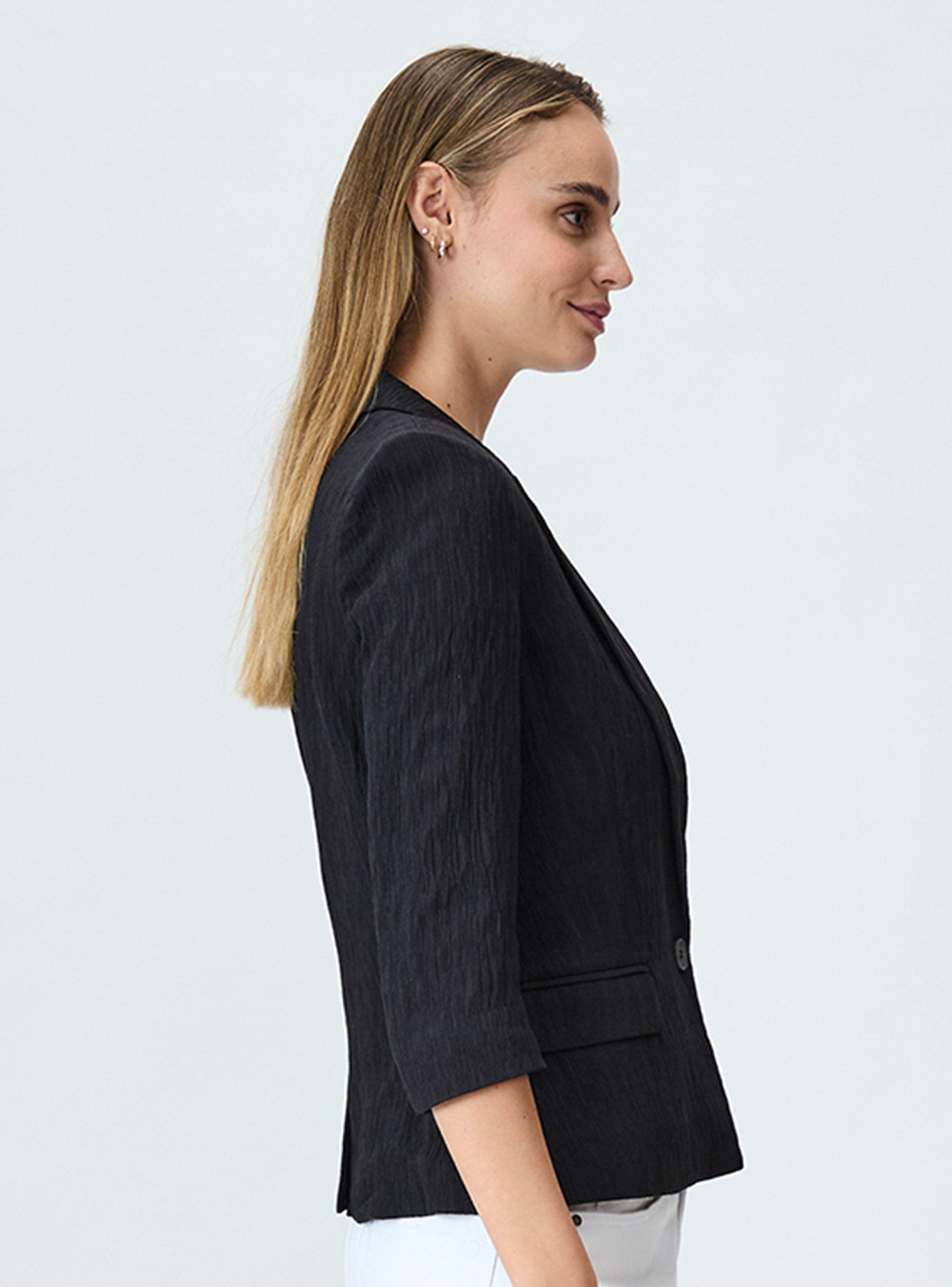 Blazer Liso Corte Regular-2