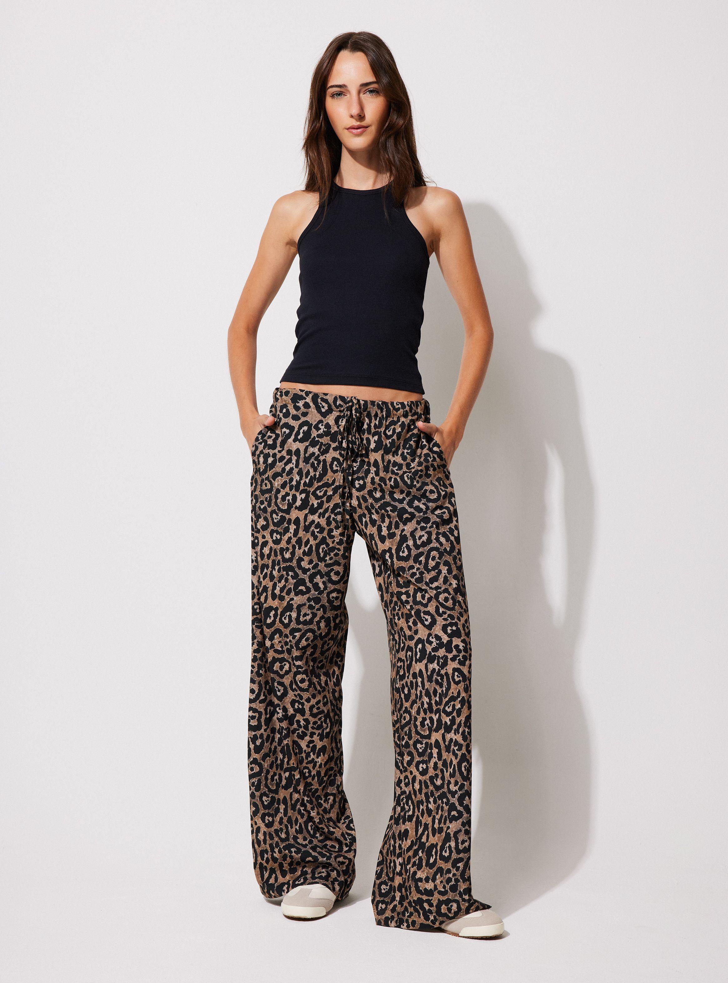 Pantalón Relajado Cintura Elasticada-4