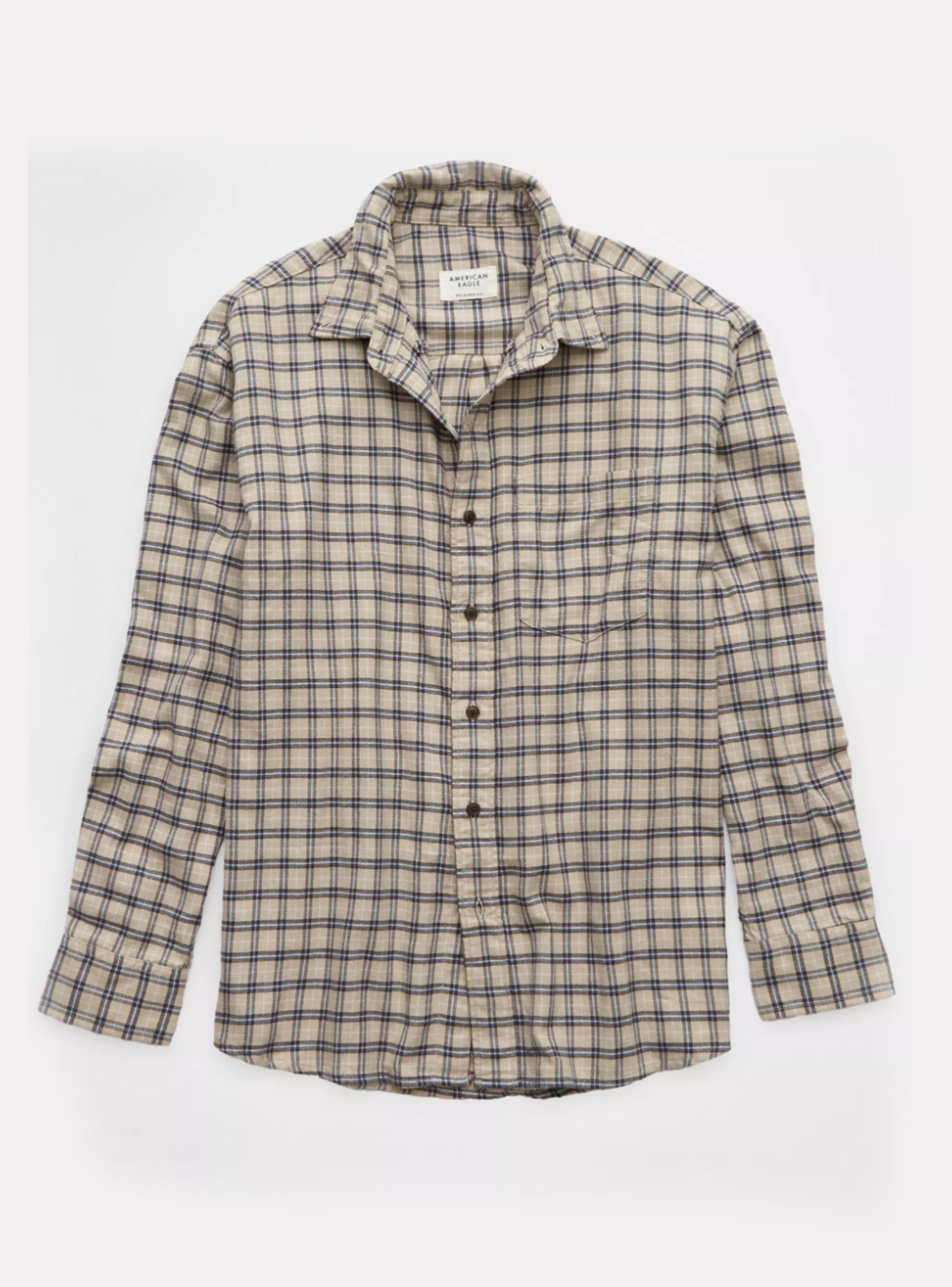 Camisa AE  Flannel Diseño Escocés -3