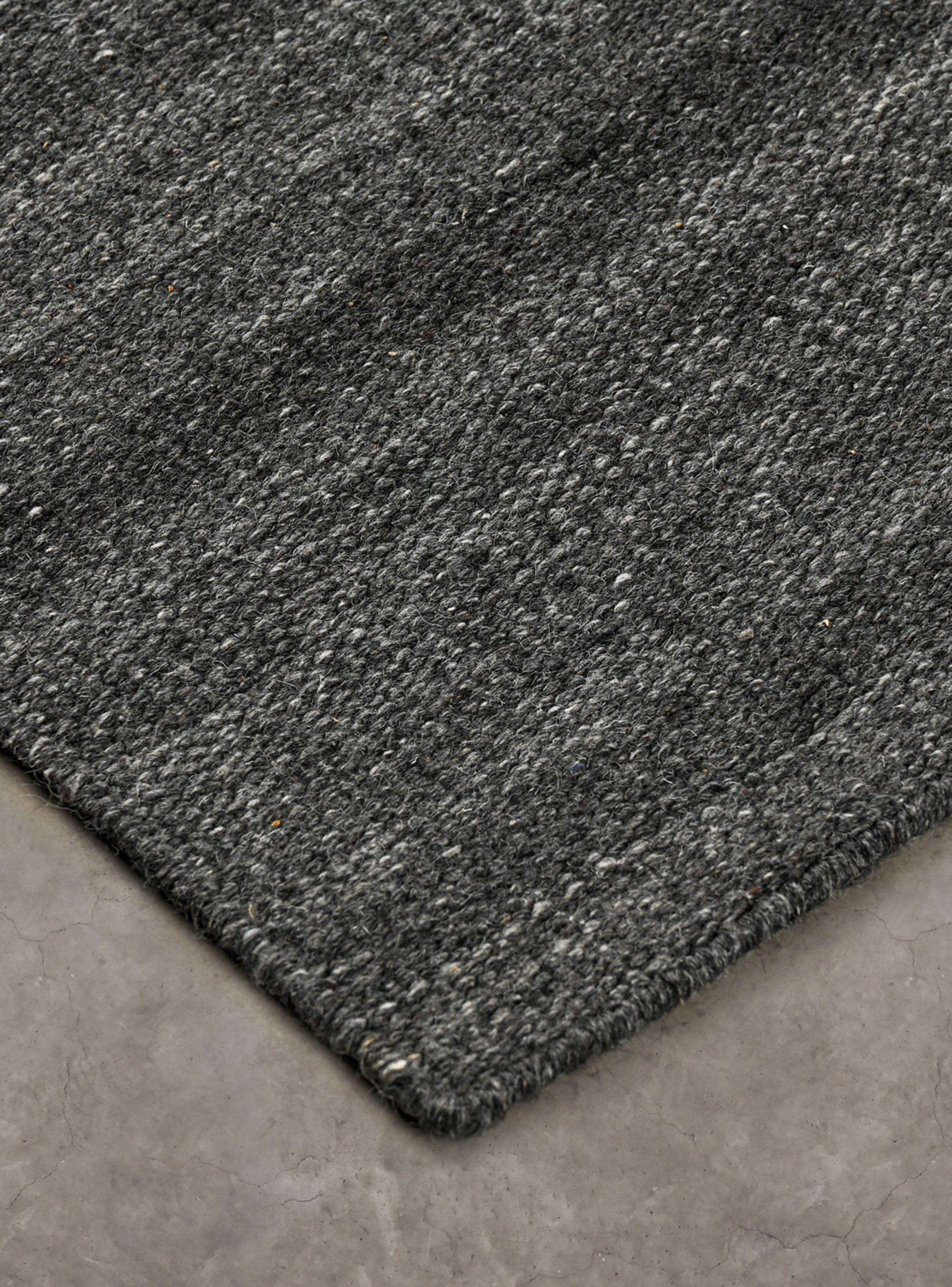 Alfombra Lana Degrade 160x235 cm Antracita-1
