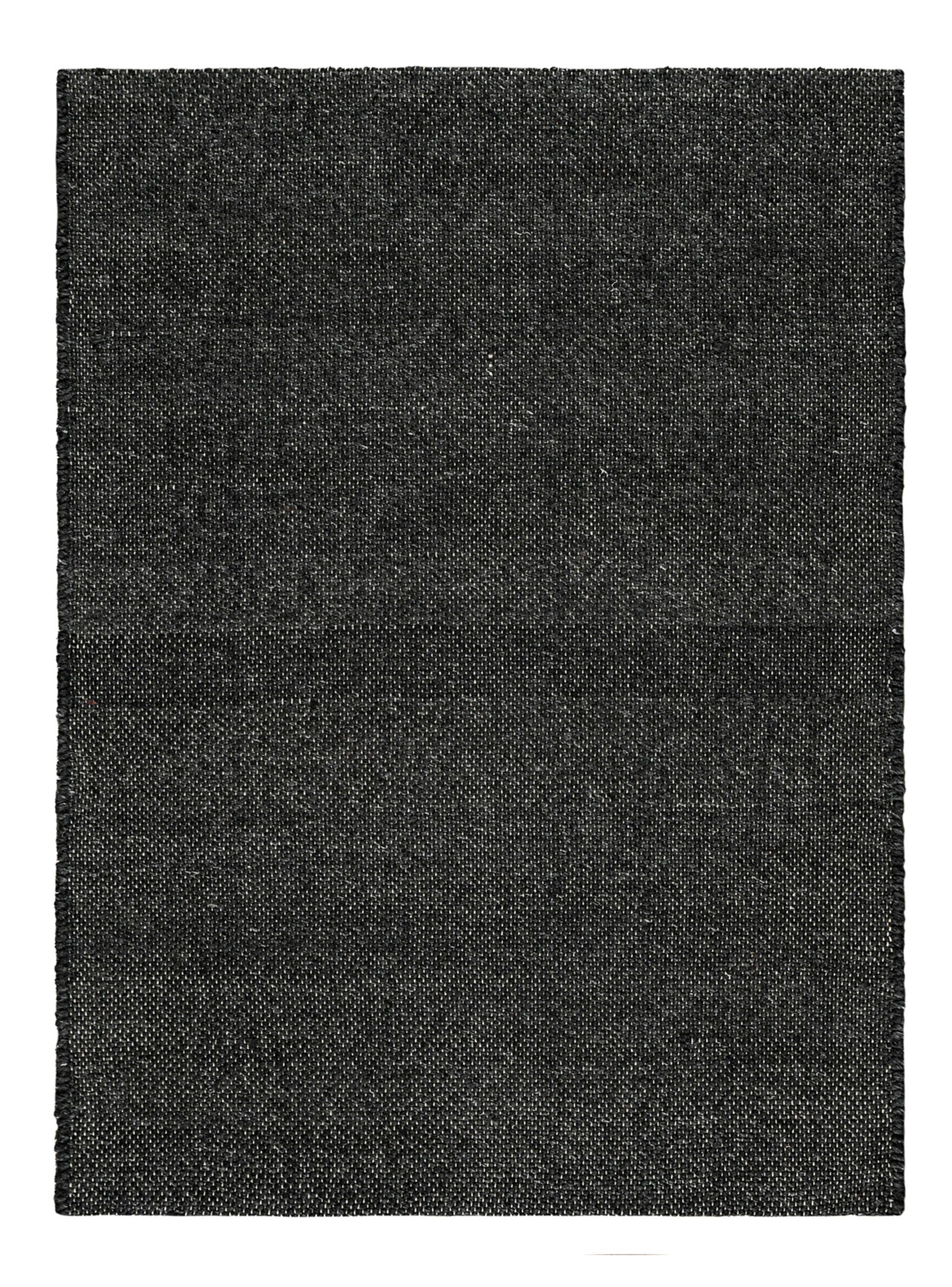 Alfombra Lana Topstitch 160x235 cm Gris-0