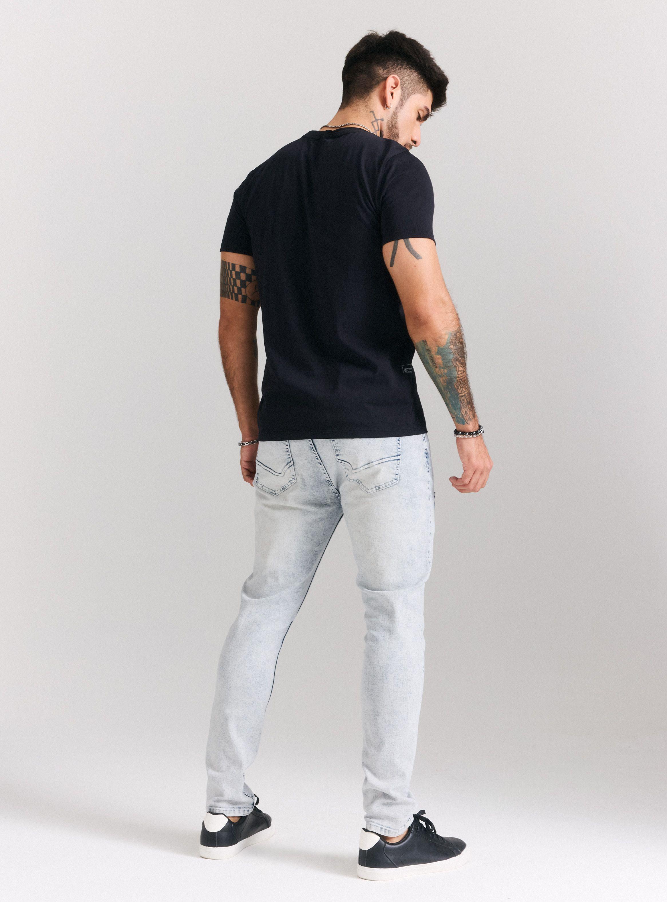Jeans Full Roturas Parche Remallado Skinny Fit-5