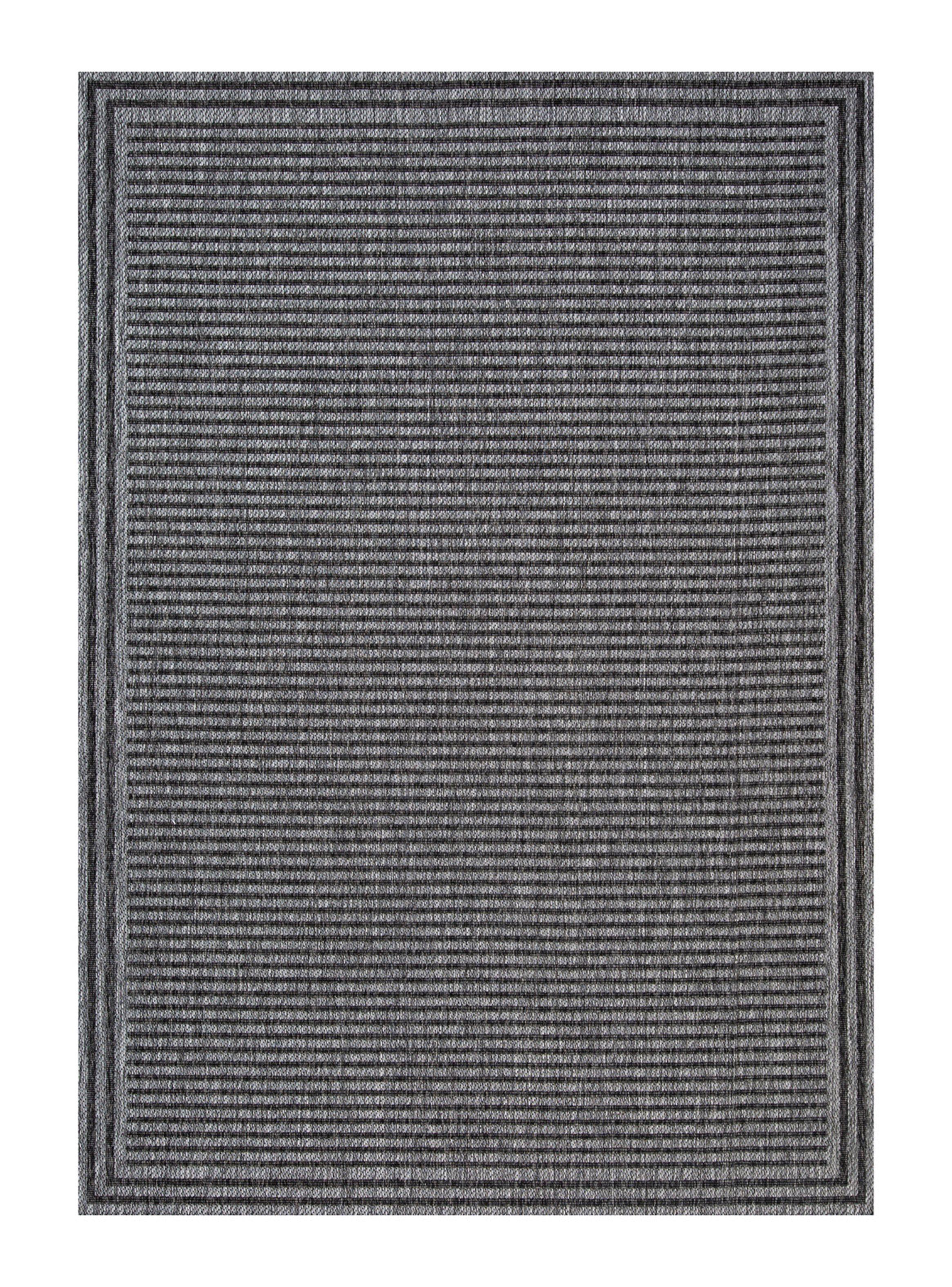 Alfombra Border 200x290 cm Gris-0