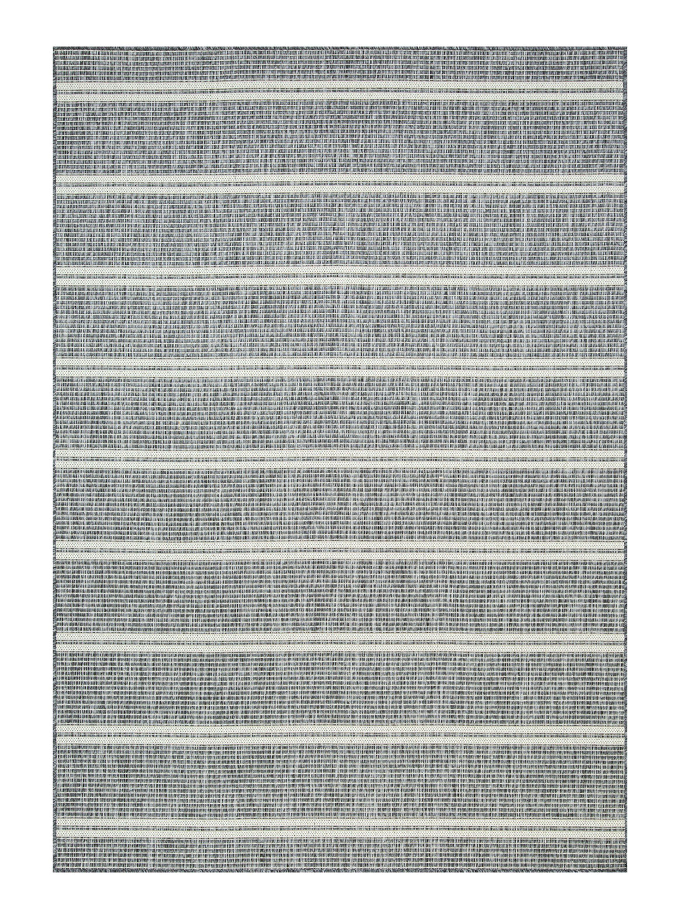 Alfombra Stripes 60x110 cm Gris-0