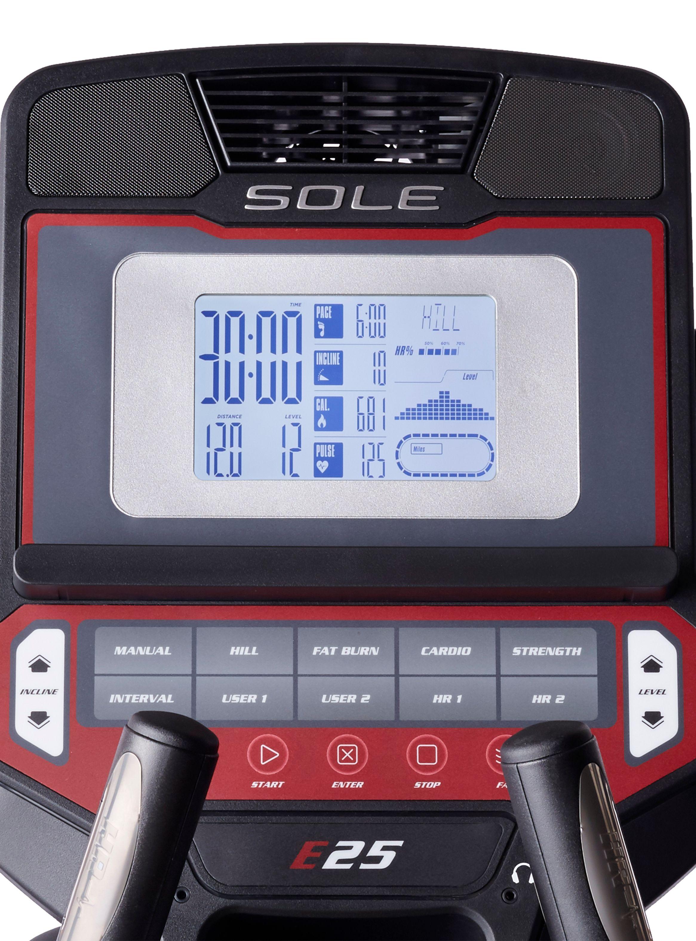Bicicleta Elíptica Sole E25 G3 Negro-1