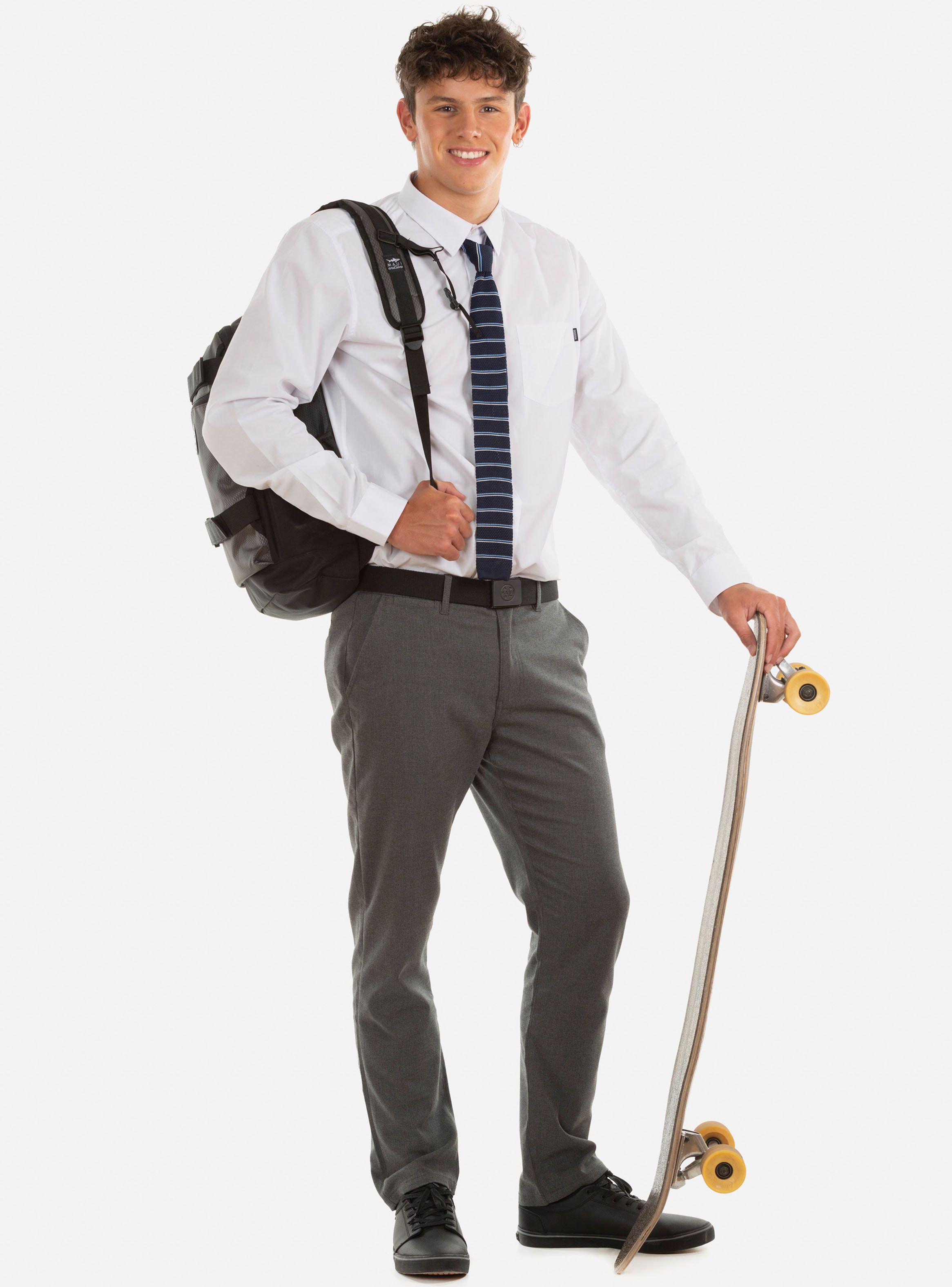 Pantalón Escolar Hombre Maui and Sons T30 Gris-3