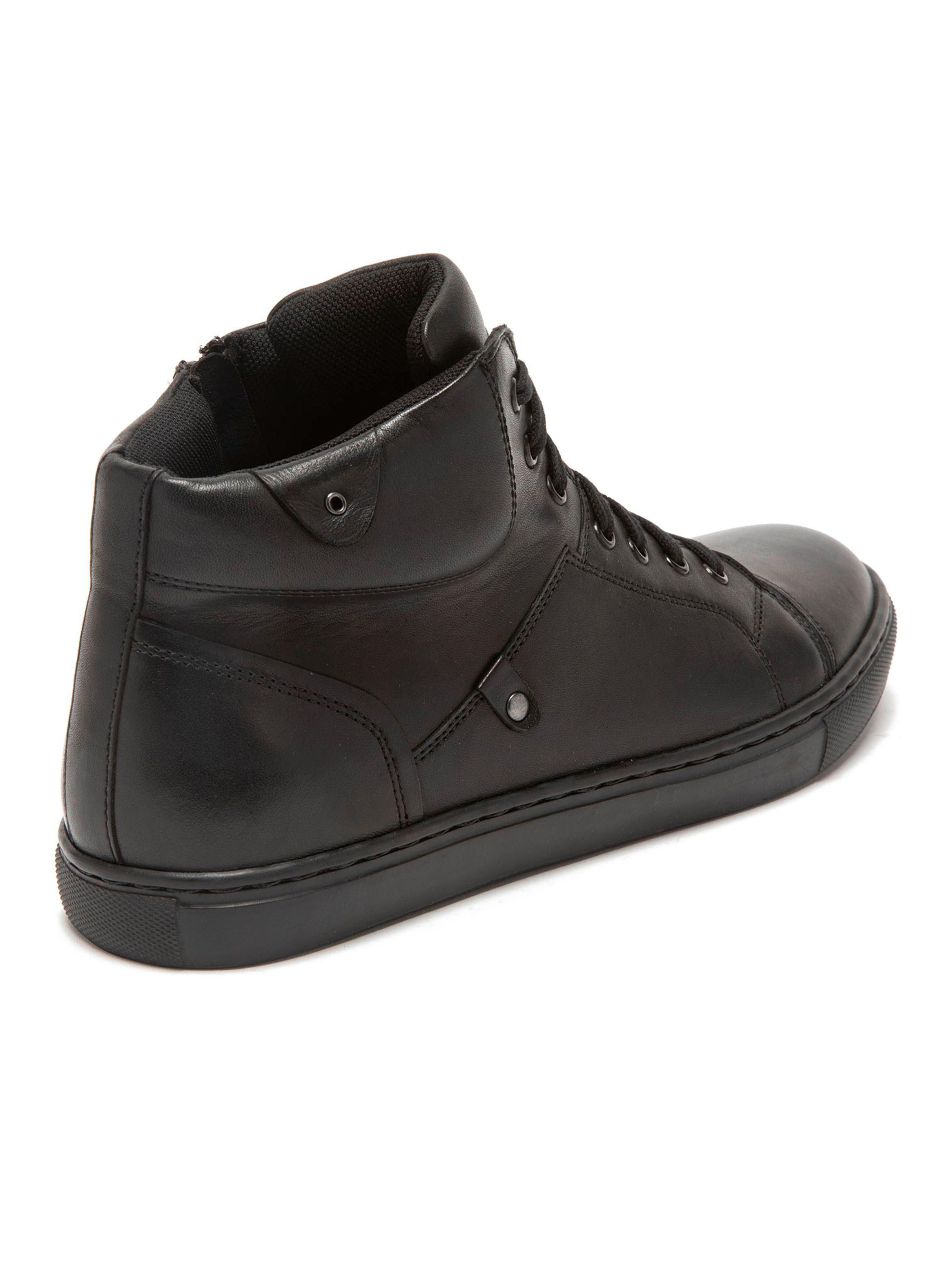 Zapato Escolar con Caña Cuero Villareal 35515Hombre-3