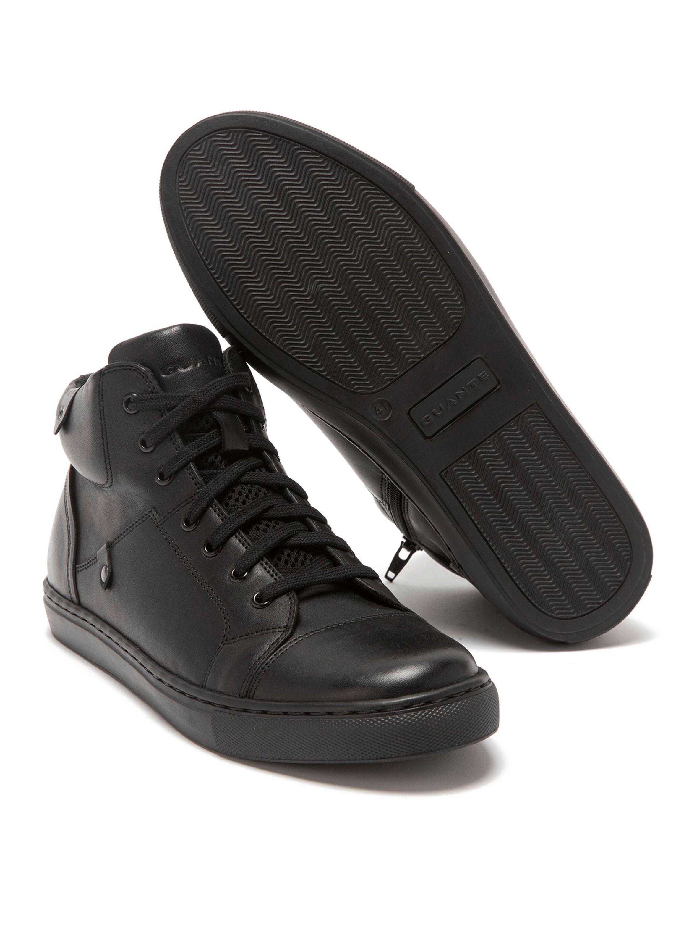 Zapato Escolar con Caña Cuero Villareal 35515Hombre-4